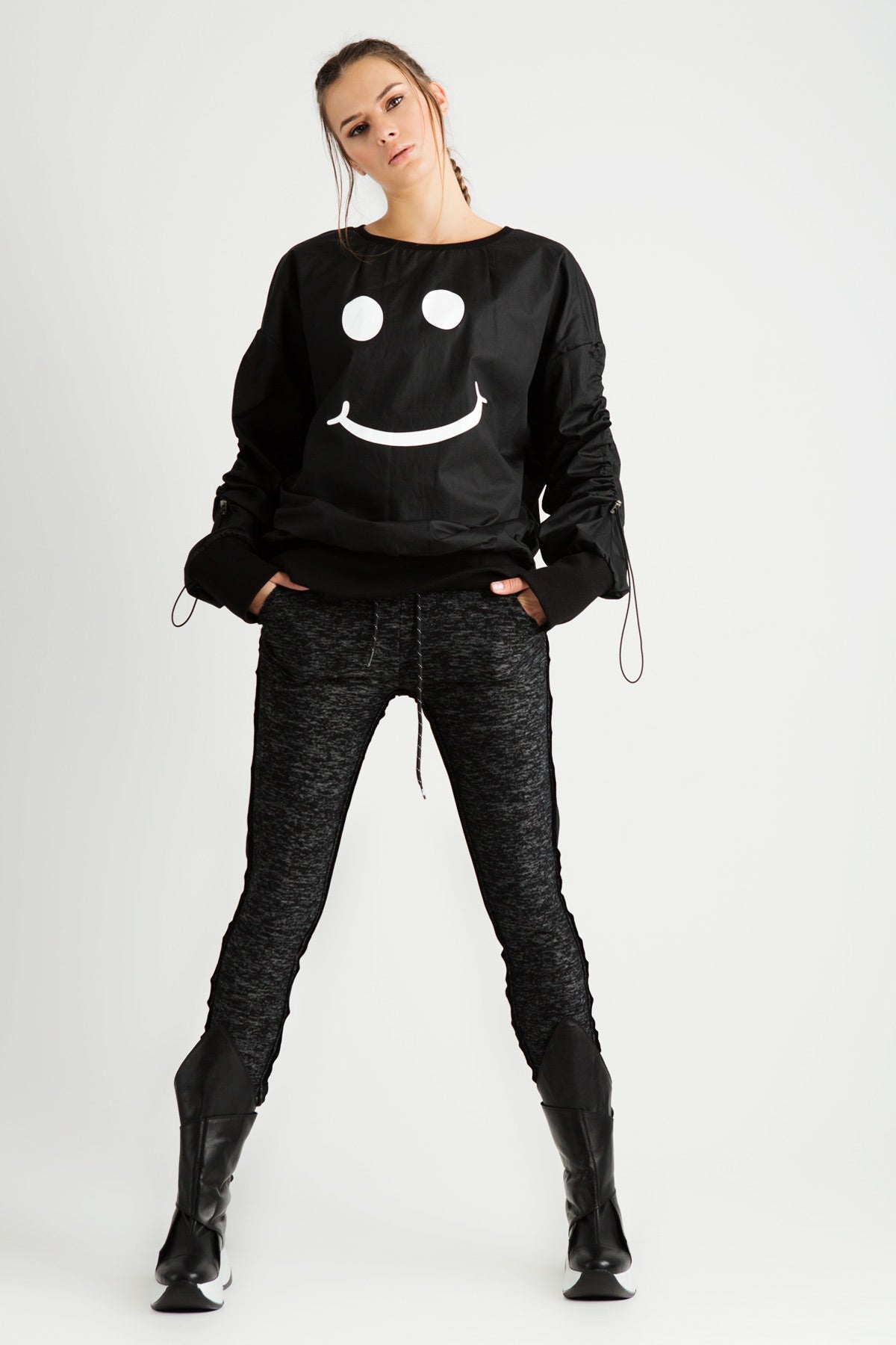 Siyah  Sweatshirt 6106