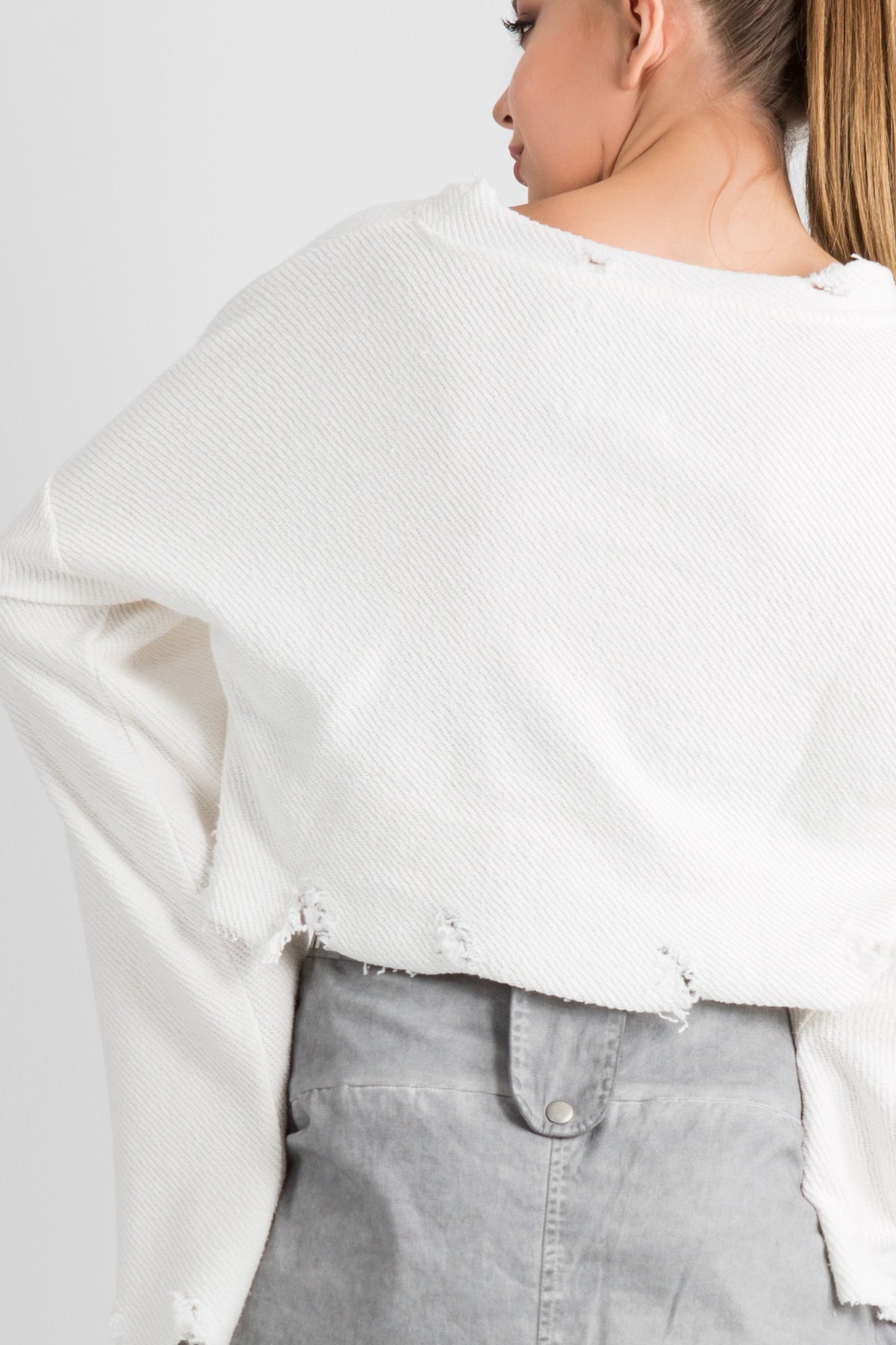 Ekru  Sweatshirt 6171