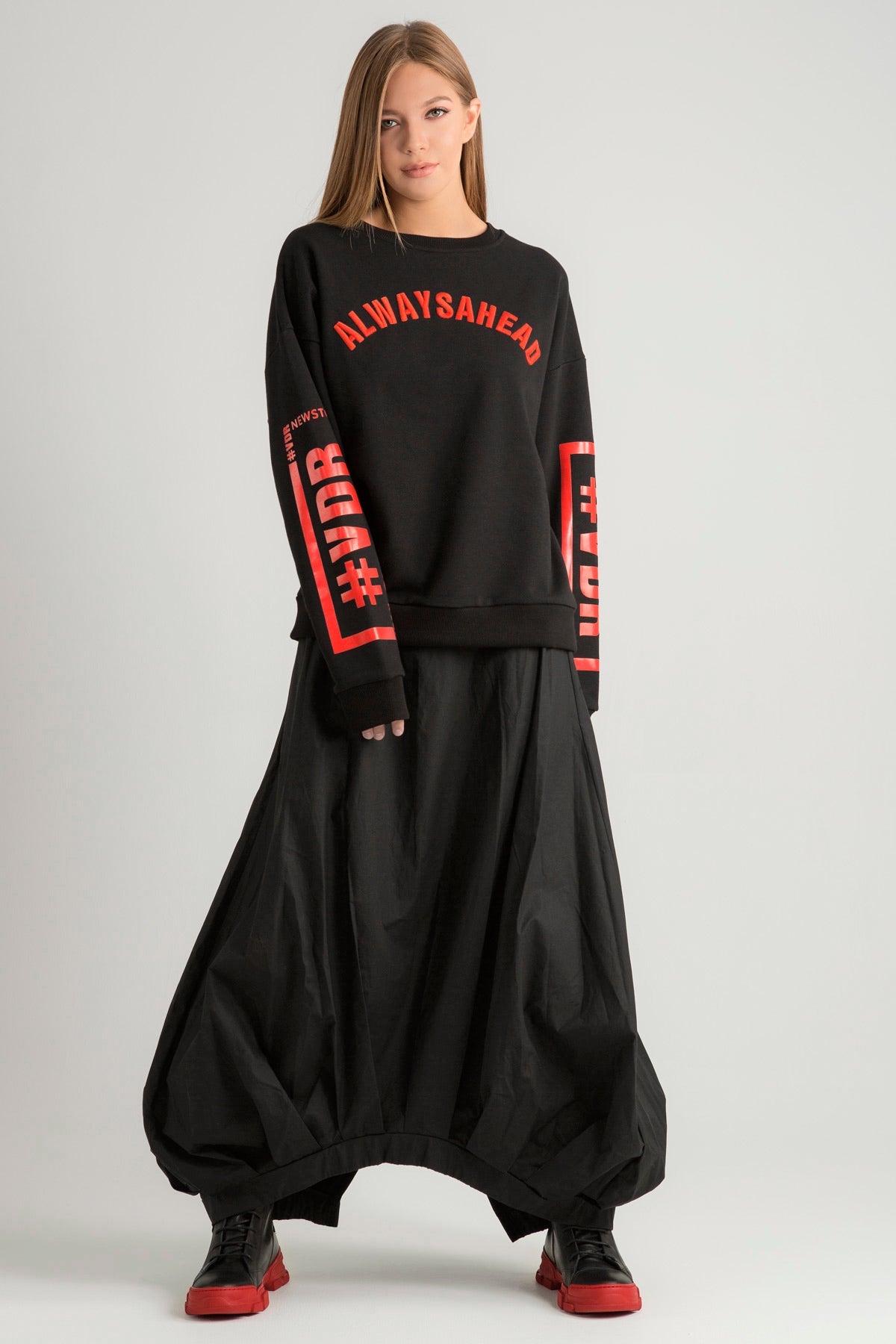 Siyah  Sweatshirt 6210