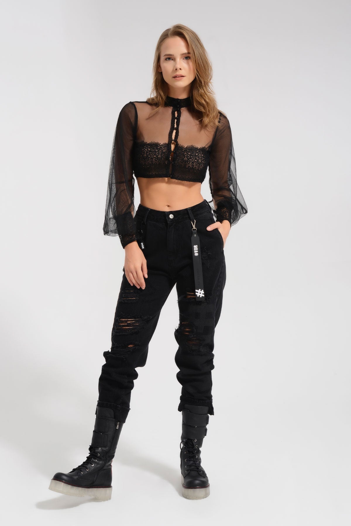 Siyah  Bluz 8248