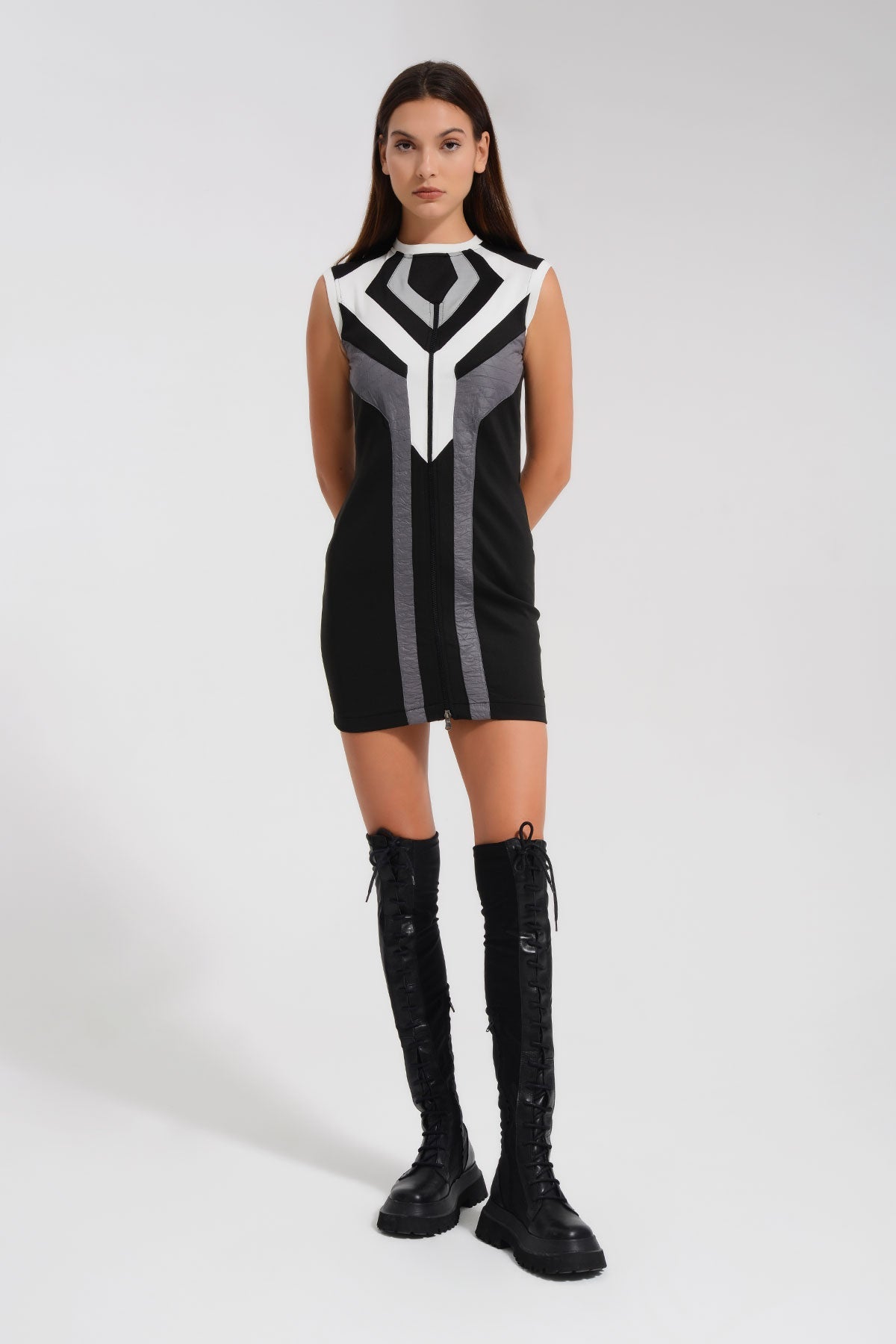 Siyah  Elbise 8255