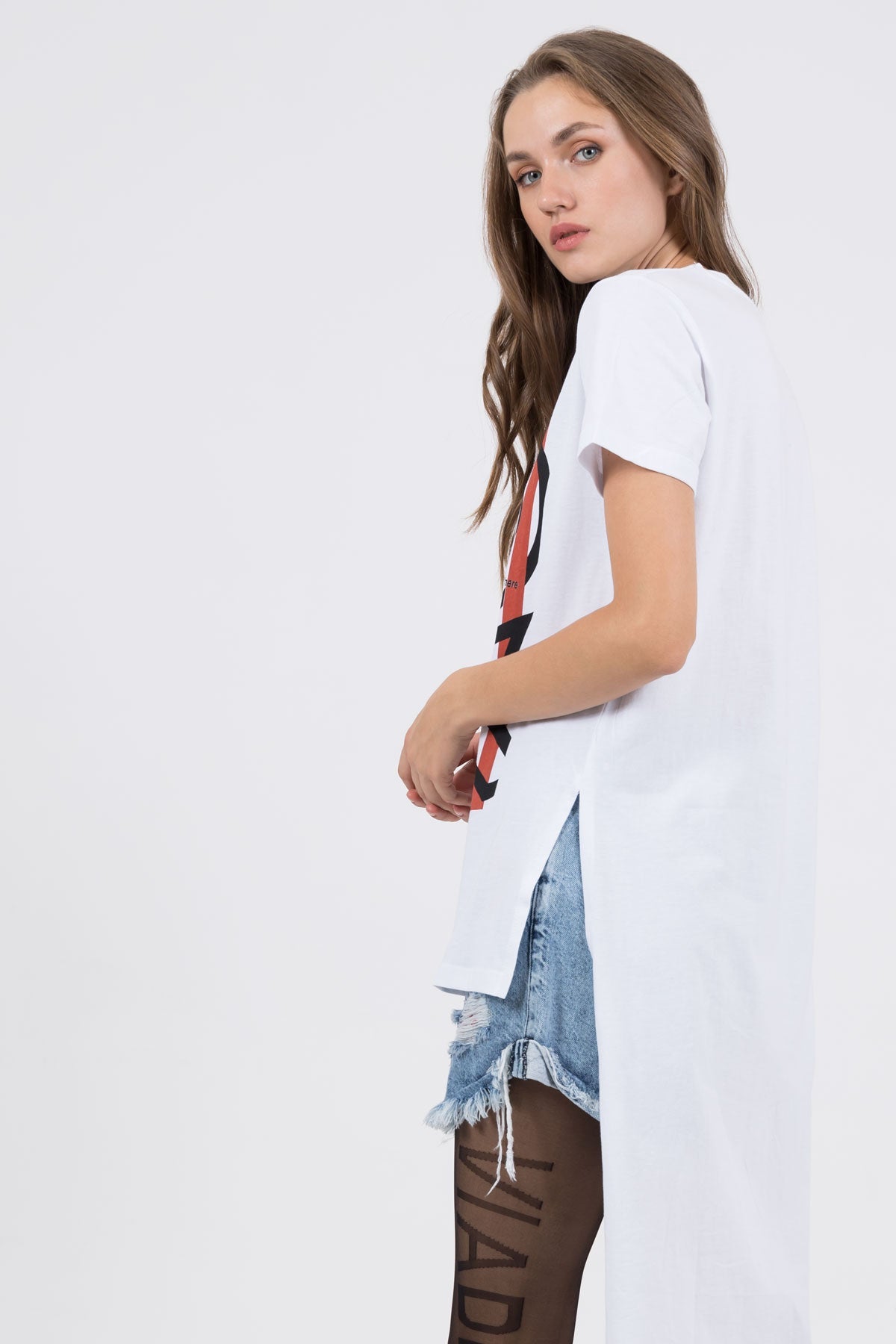 Beyaz  Tunik 8285