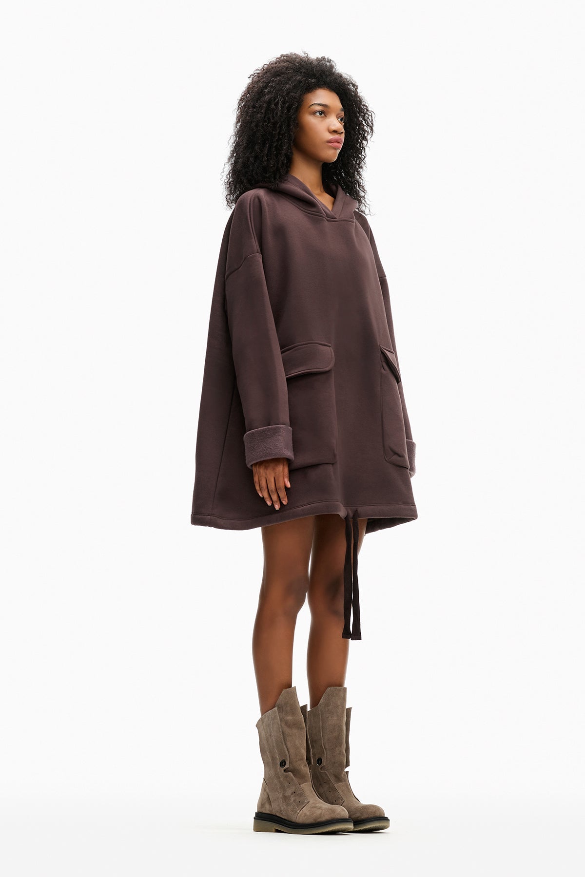 Kahverengi  Sweatshirt 10096