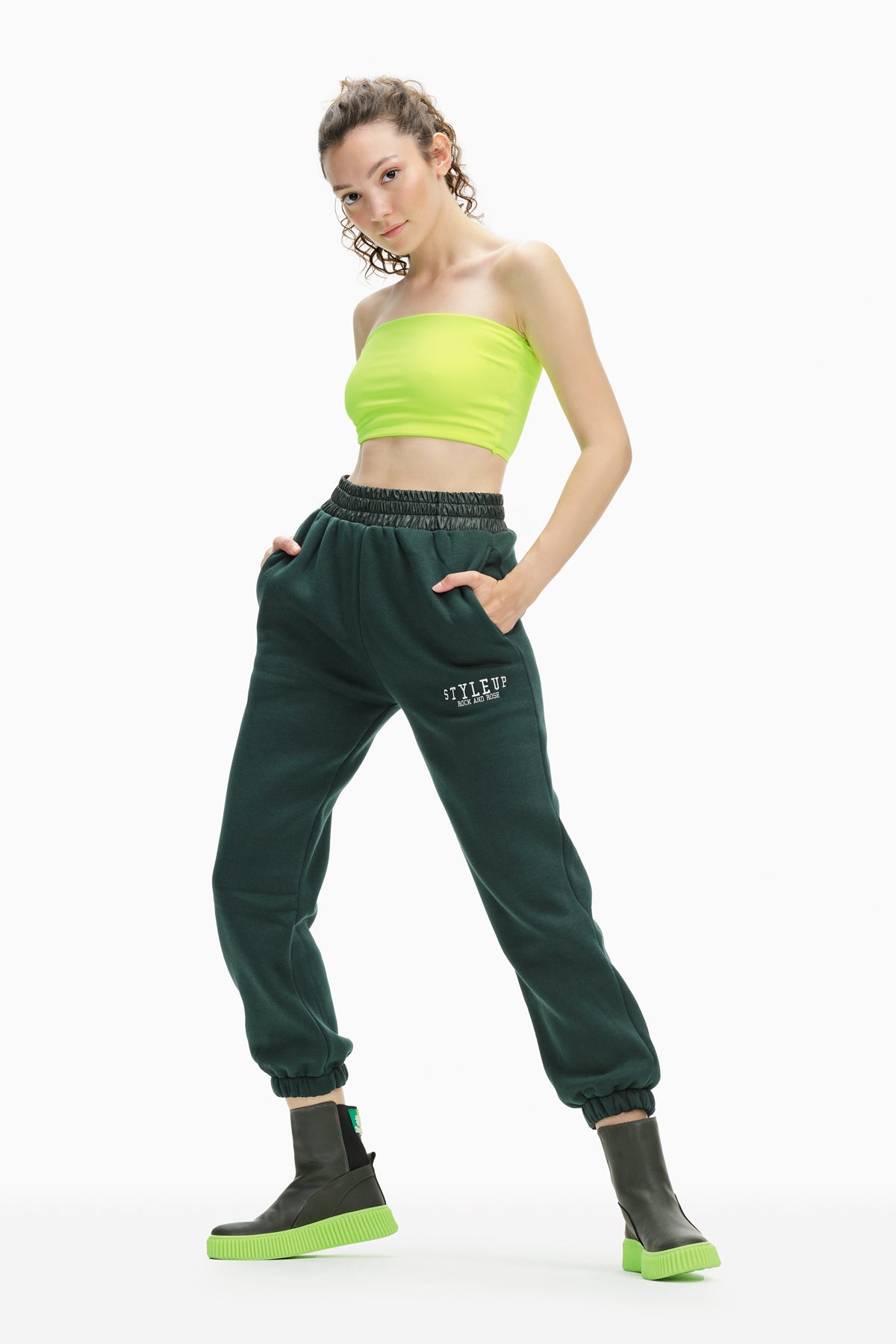 Koyu Yesil  Pantolon 10112
