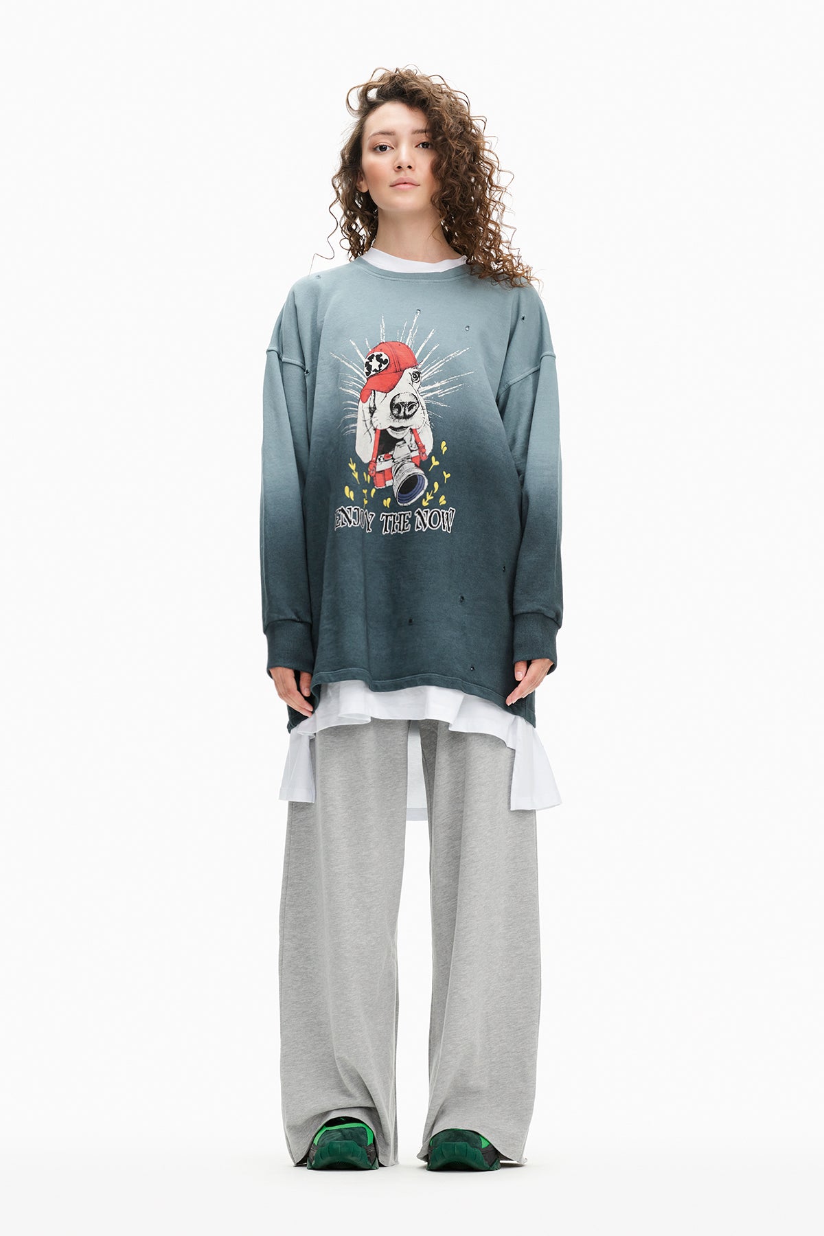 Antrasit  Sweatshirt 10119