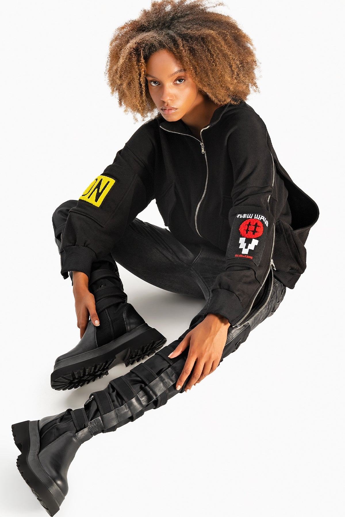 Siyah  Sweatshirt 10125