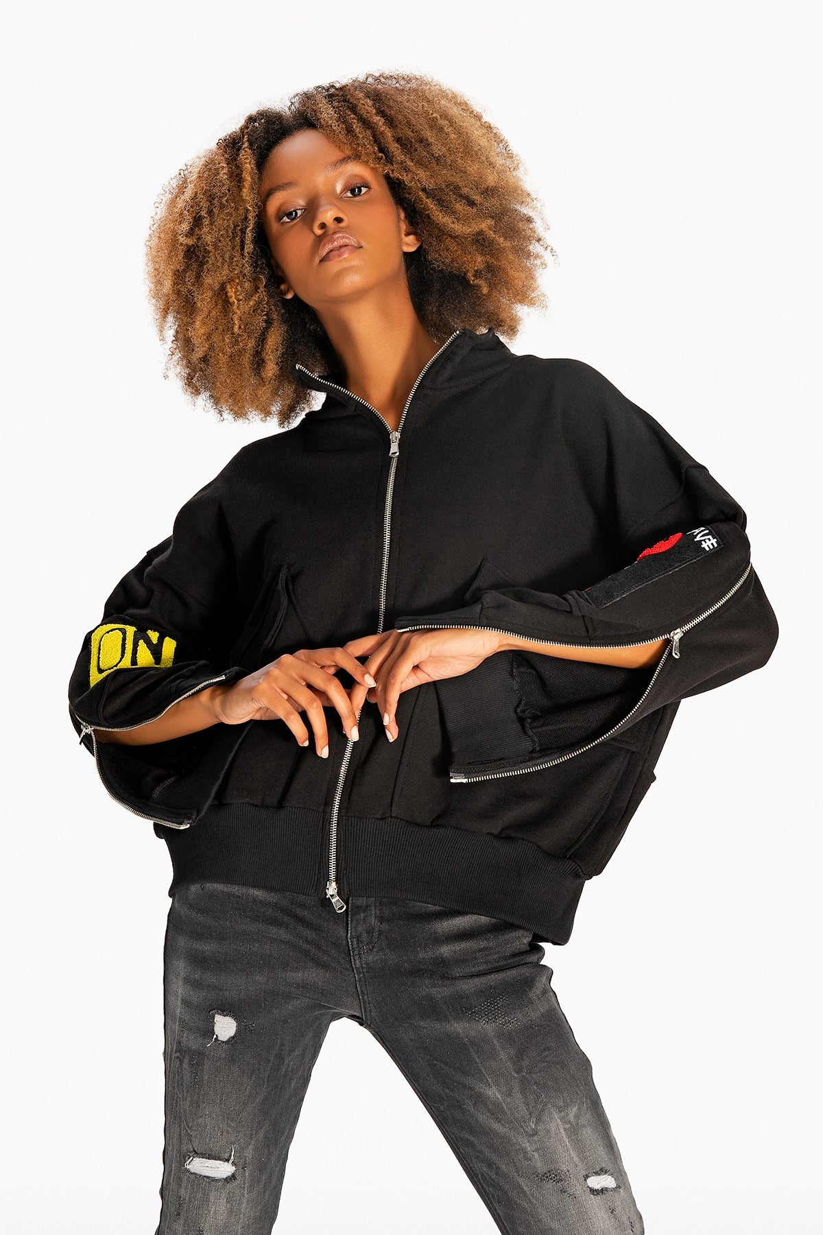 Siyah  Sweatshirt 10125