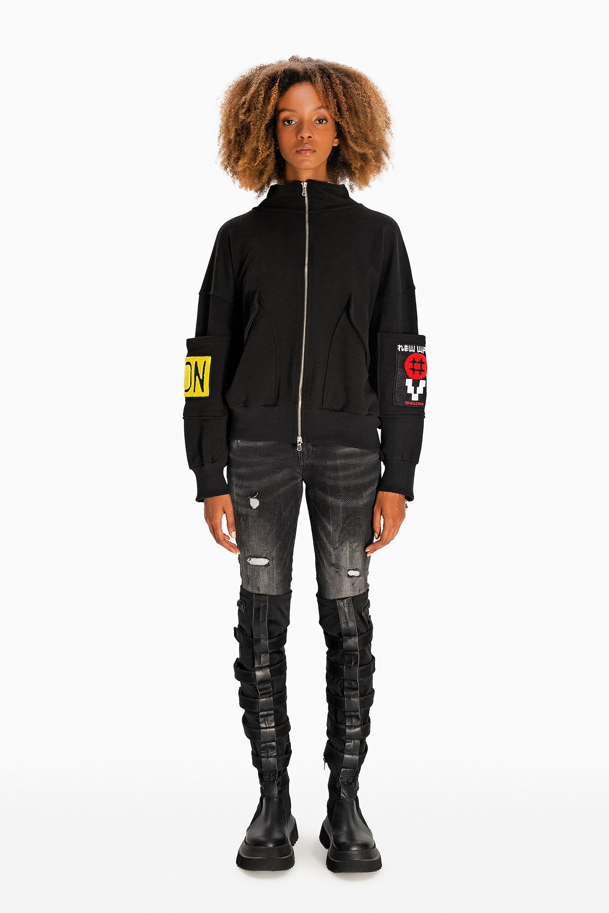 Siyah  Sweatshirt 10125