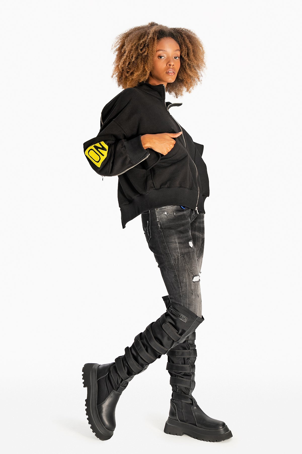 Siyah  Sweatshirt 10125