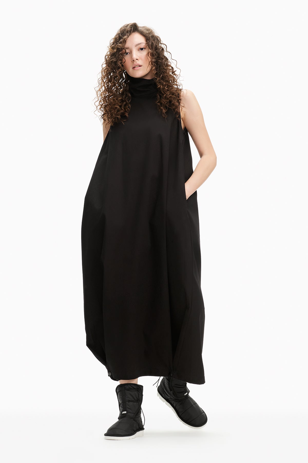 Siyah  Elbise 10182