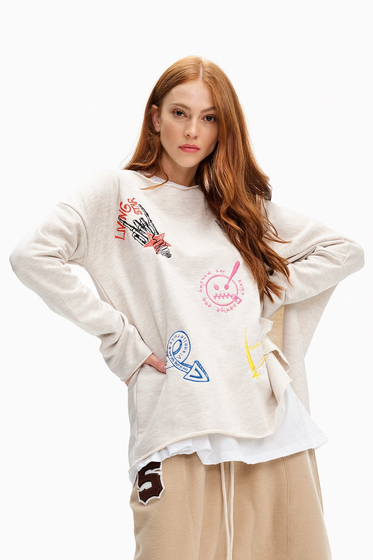 Bej Melanj  Sweatshirt 10217