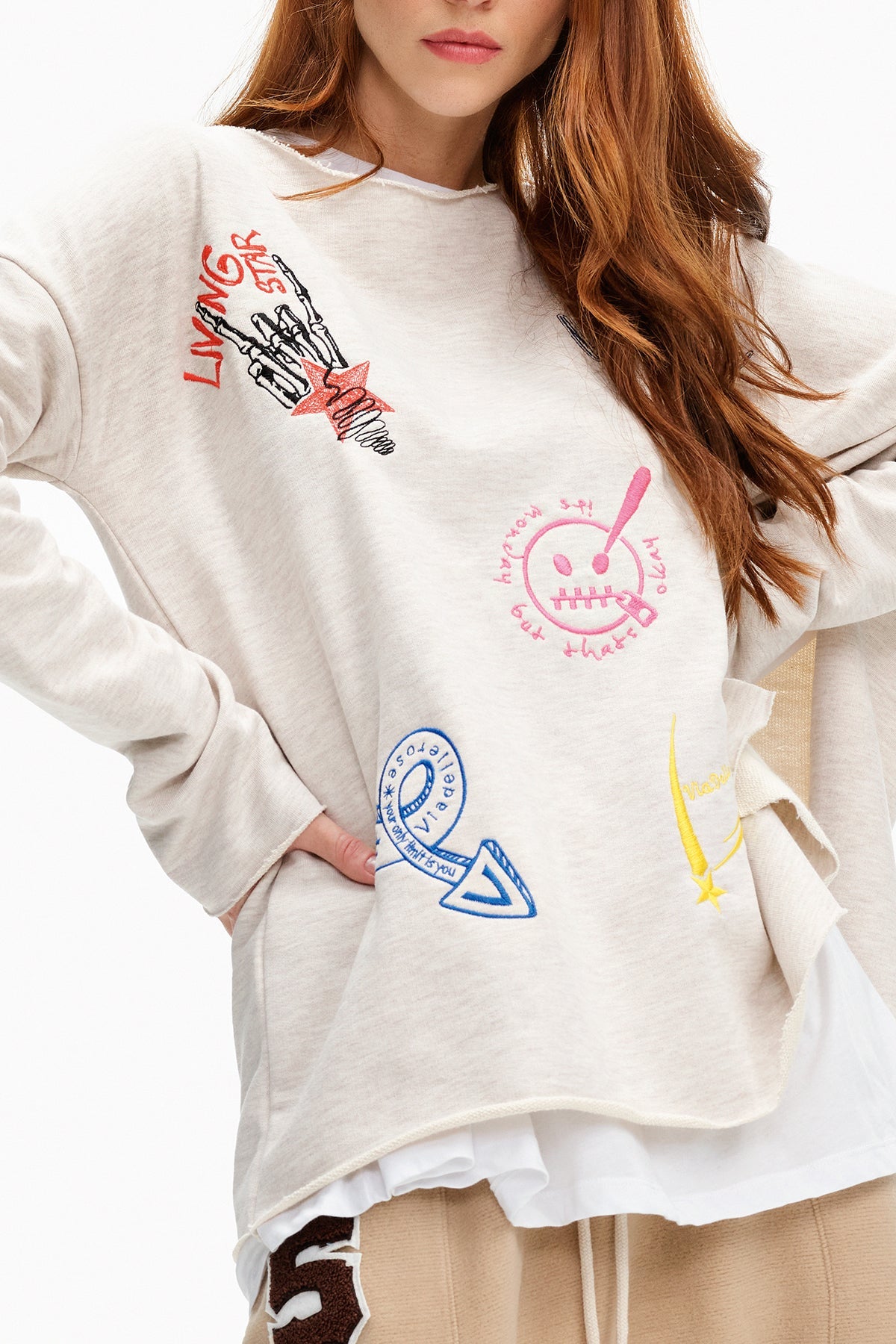 Bej Melanj  Sweatshirt 10217