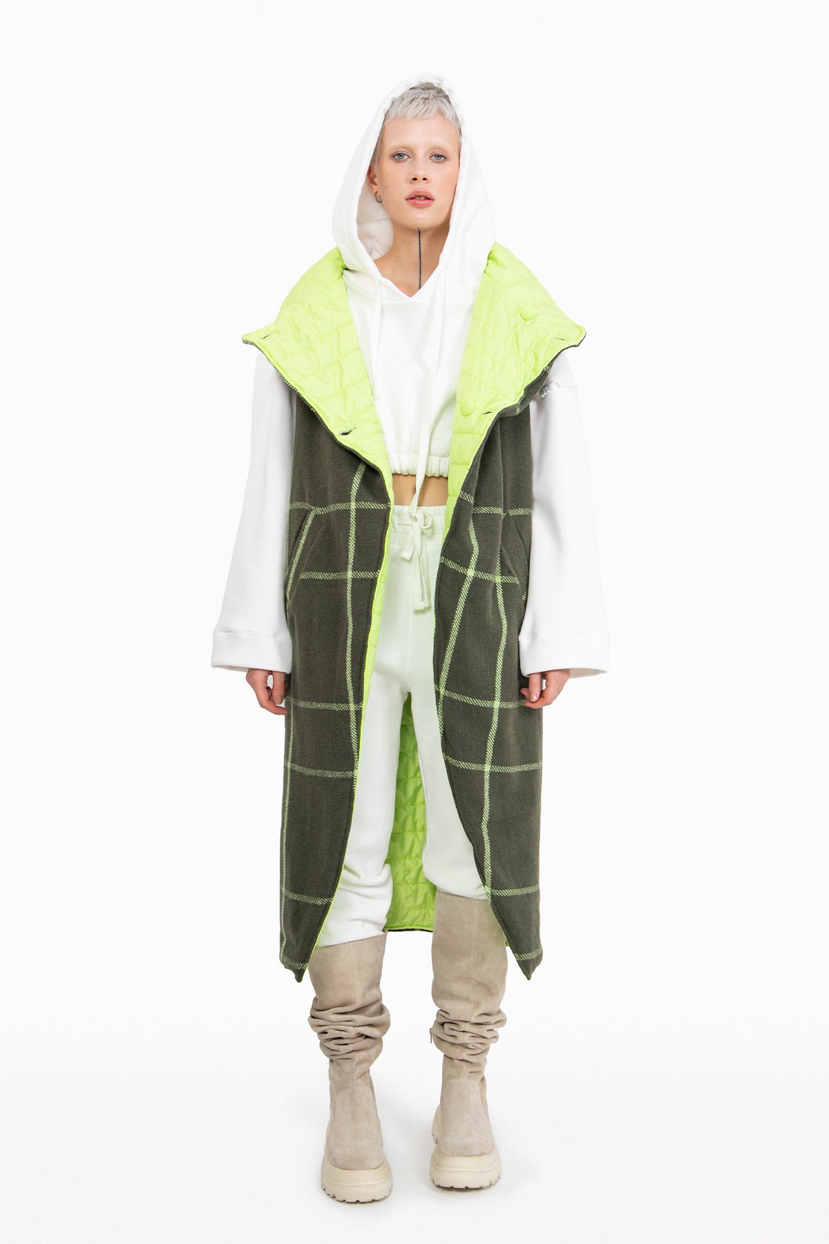 Haki Asit Yesil  Yelek 10268