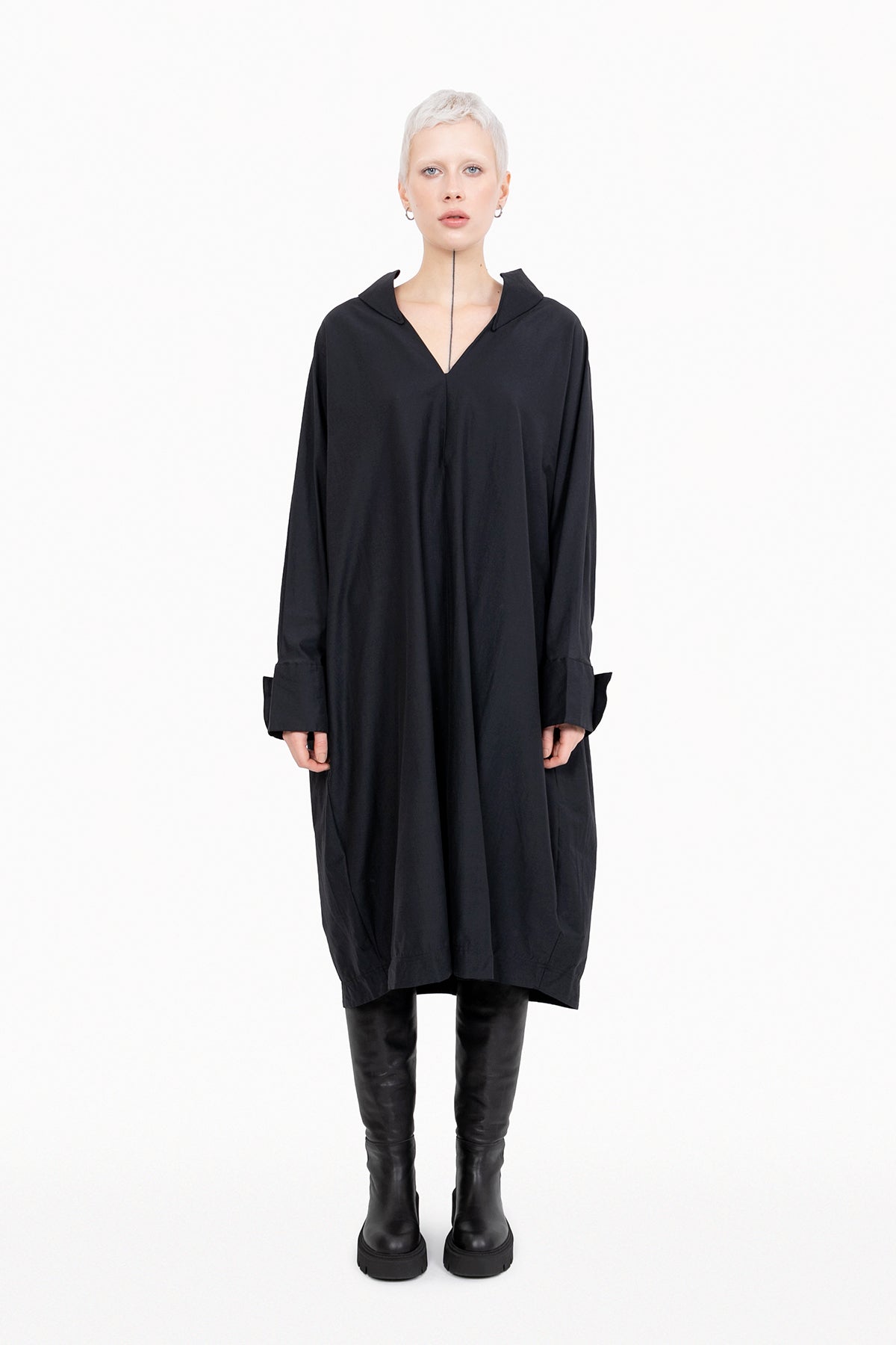 Siyah  Elbise 10292