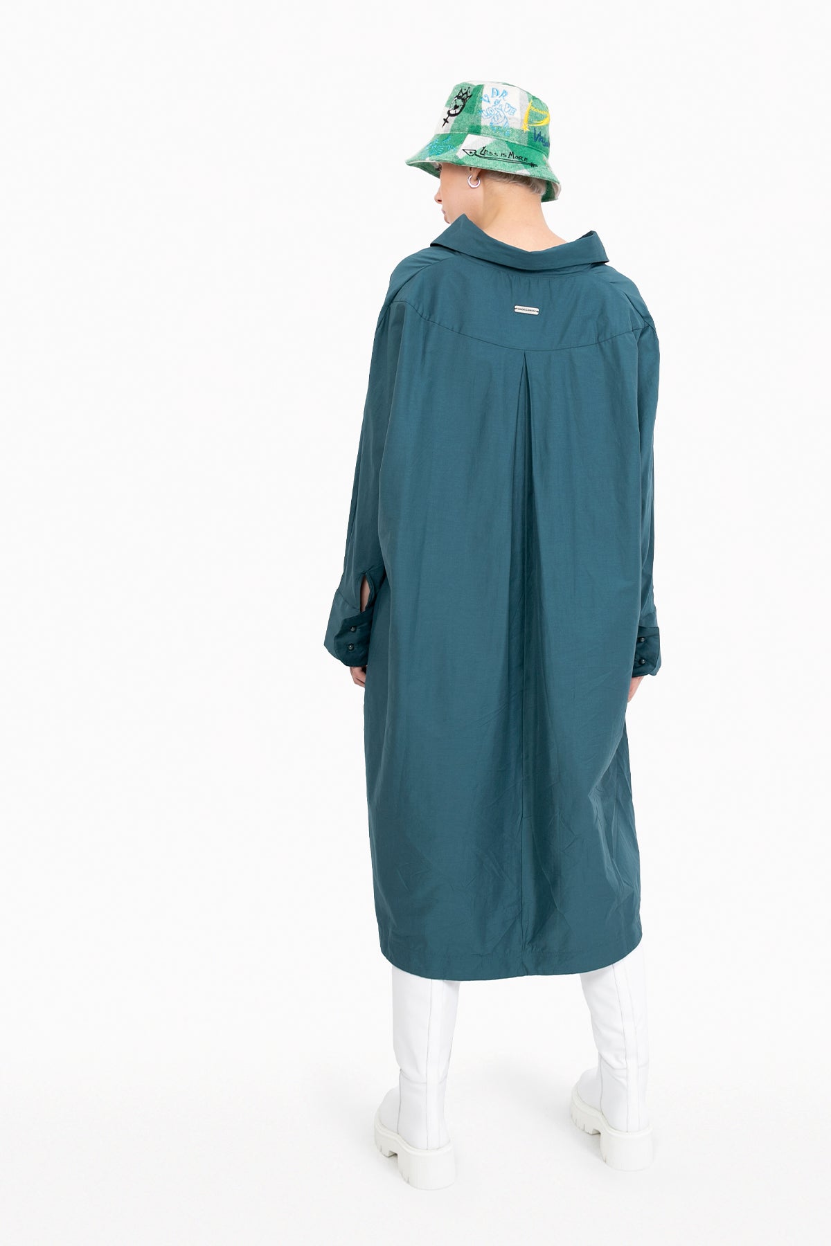 Koyu Yesil  Elbise 10292