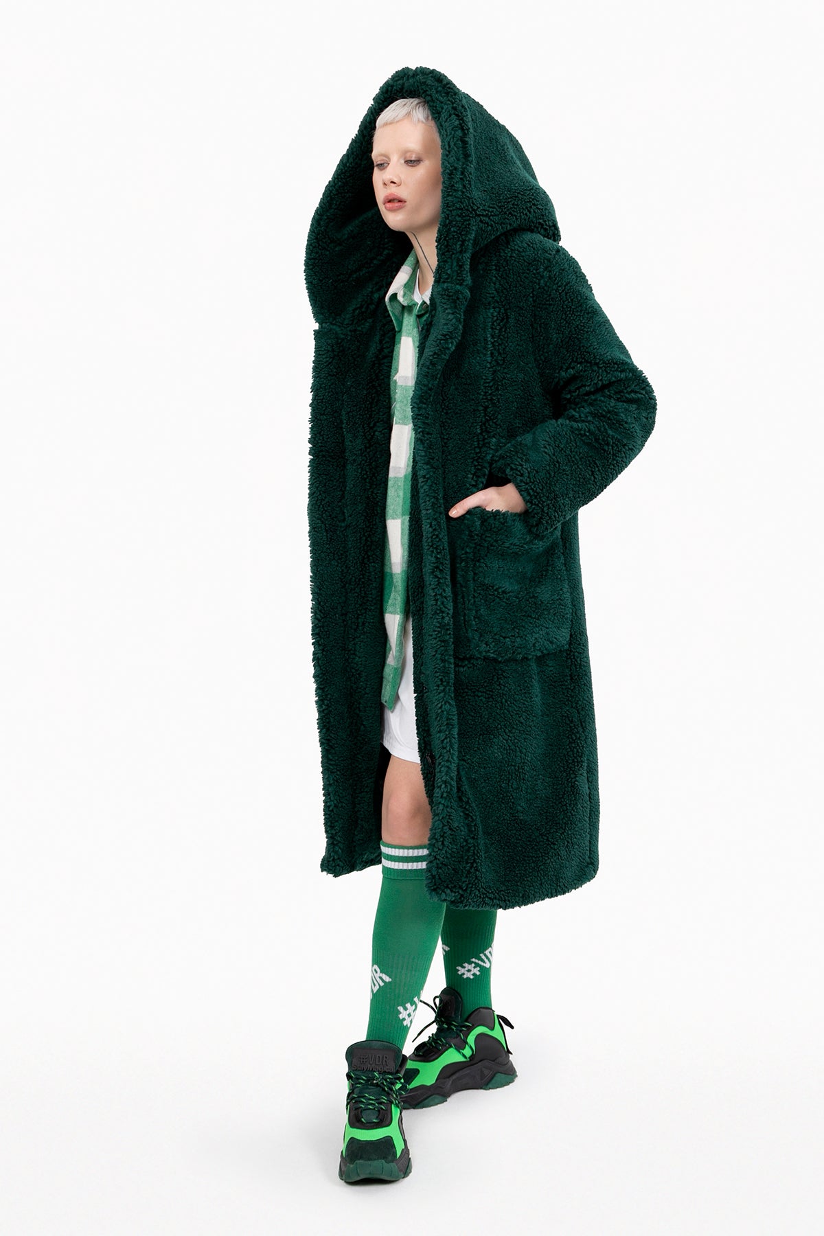 Koyu Yesil  Ceket 10413
