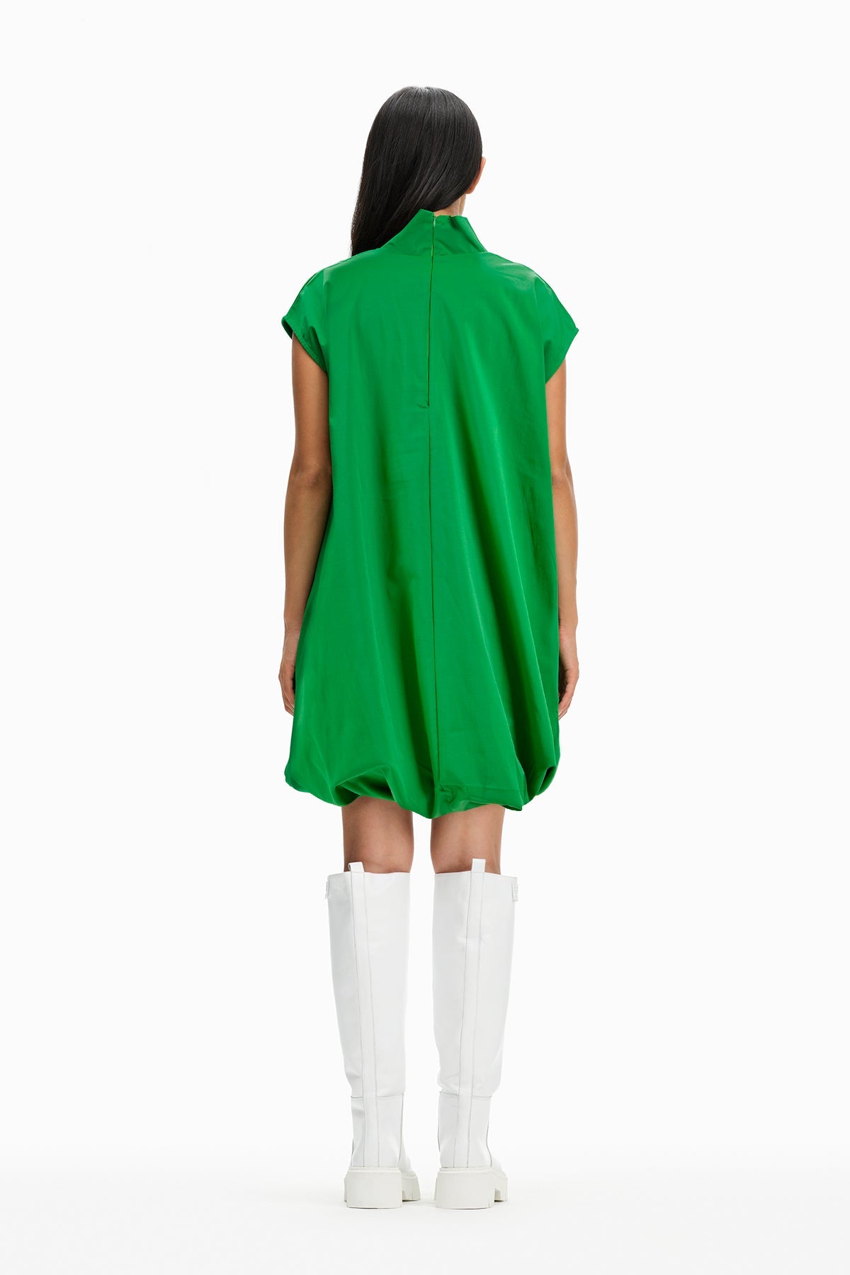 Yesil  Elbise 10438