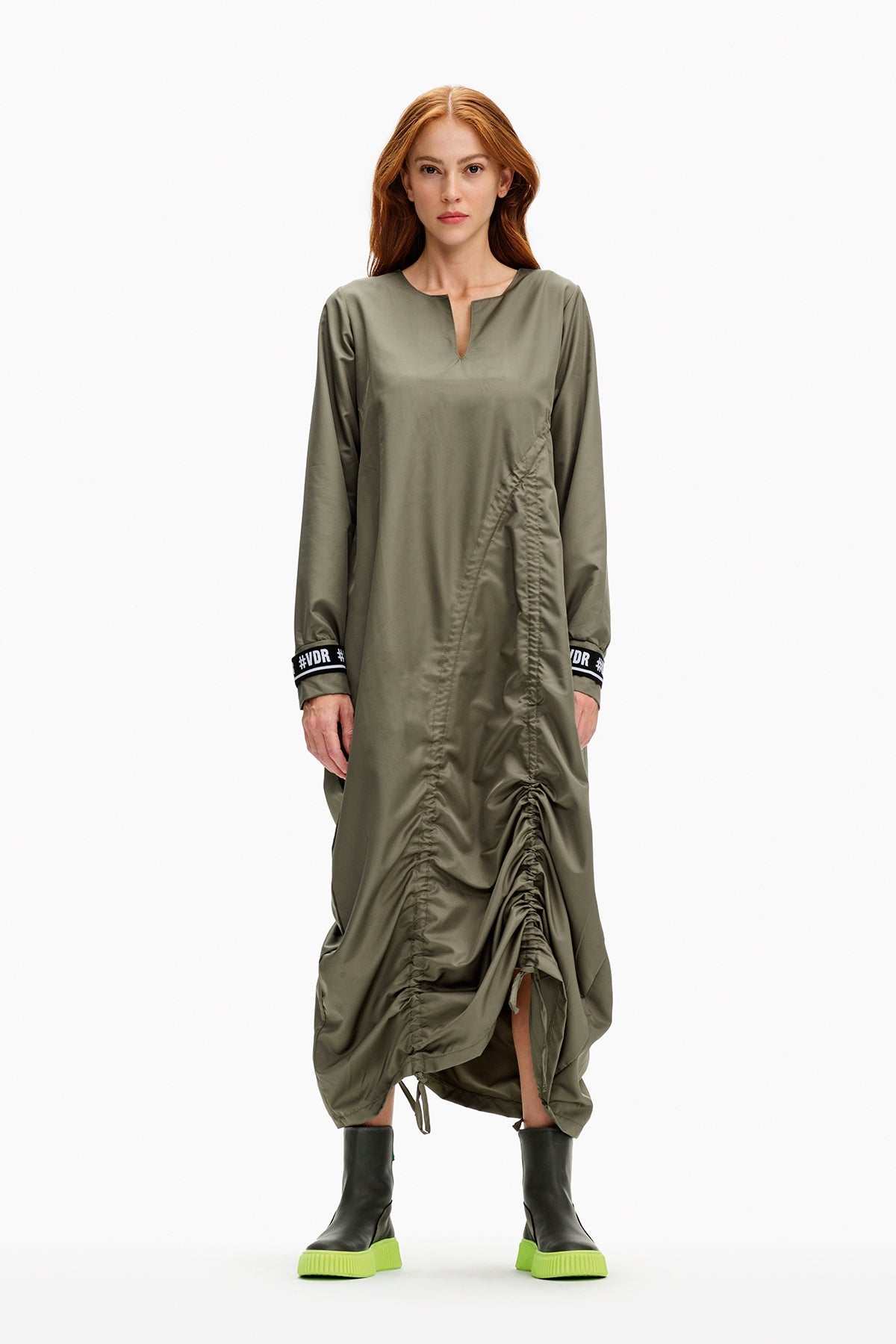 Yesil  Elbise 10440