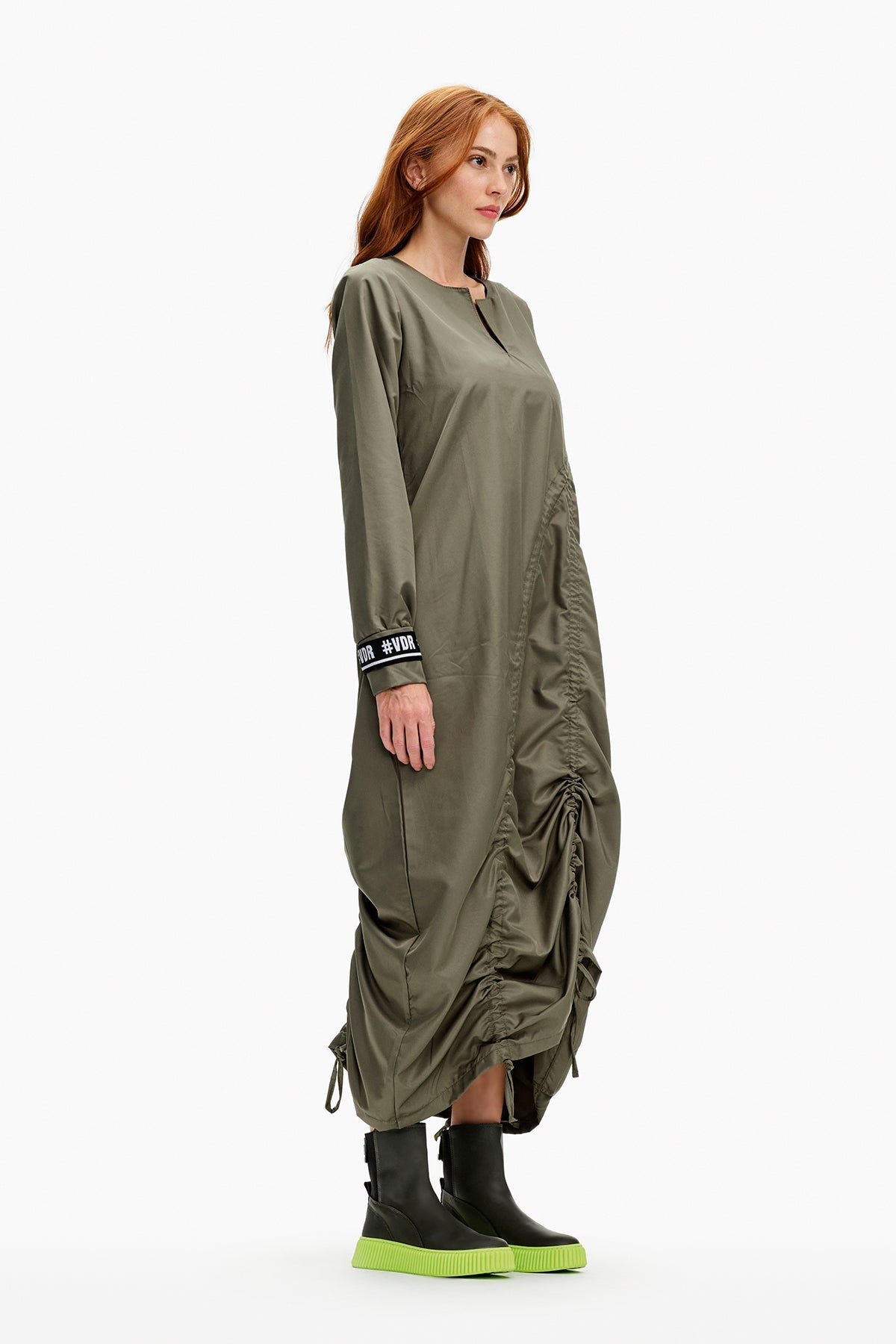 Yesil  Elbise 10440