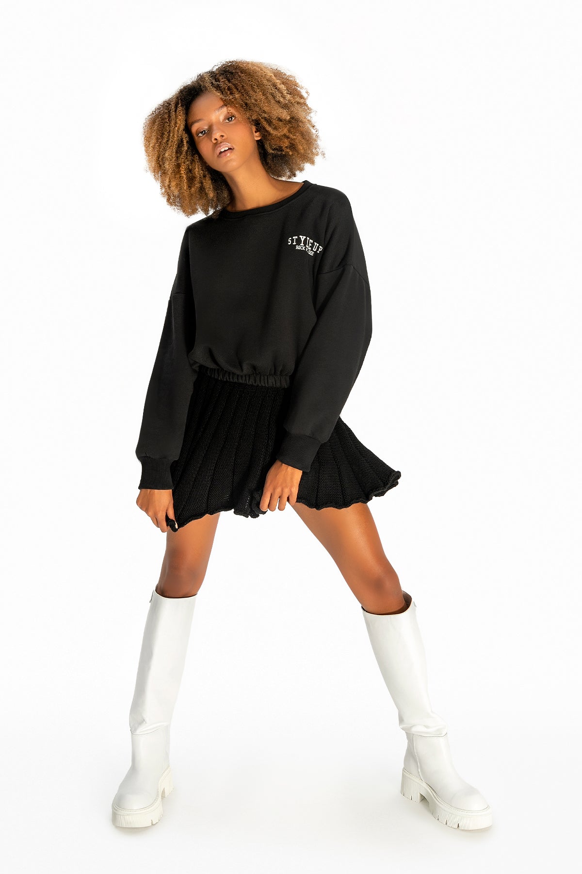 Siyah  Sweatshirt 10456