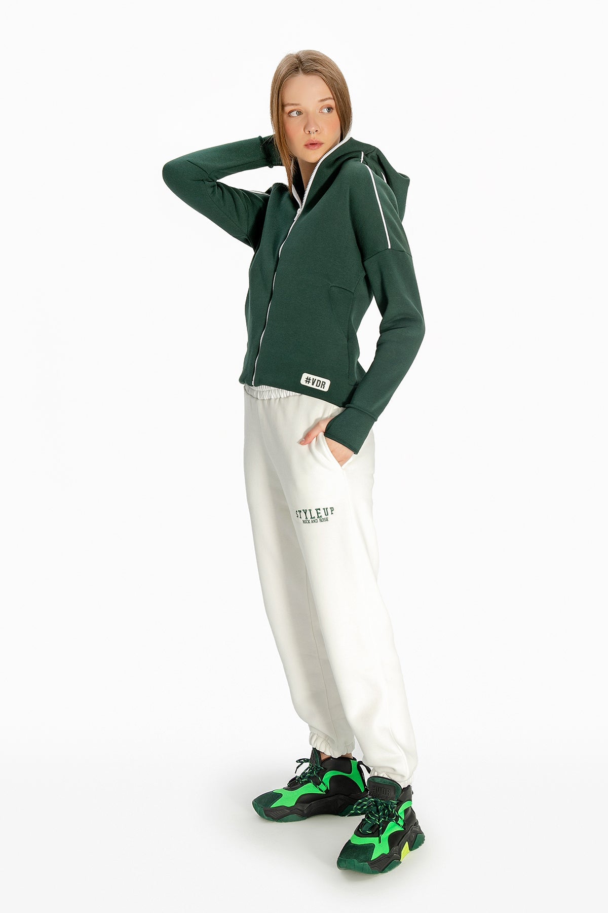 Koyu Yesil  Sweatshirt 10488