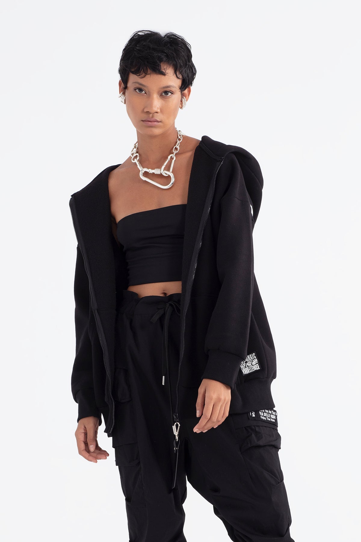Siyah  Sweatshirt 12035