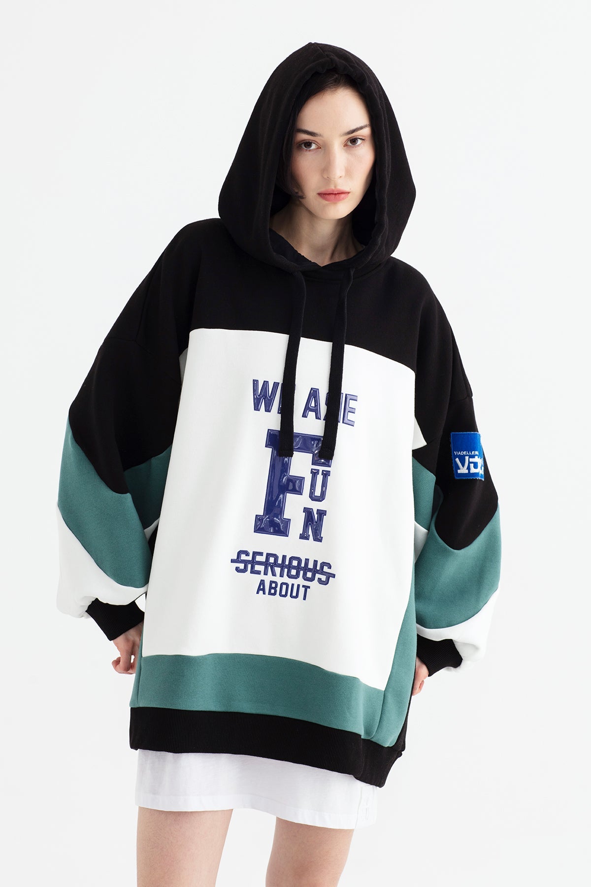 Siyah Ekru  Sweatshirt 12059
