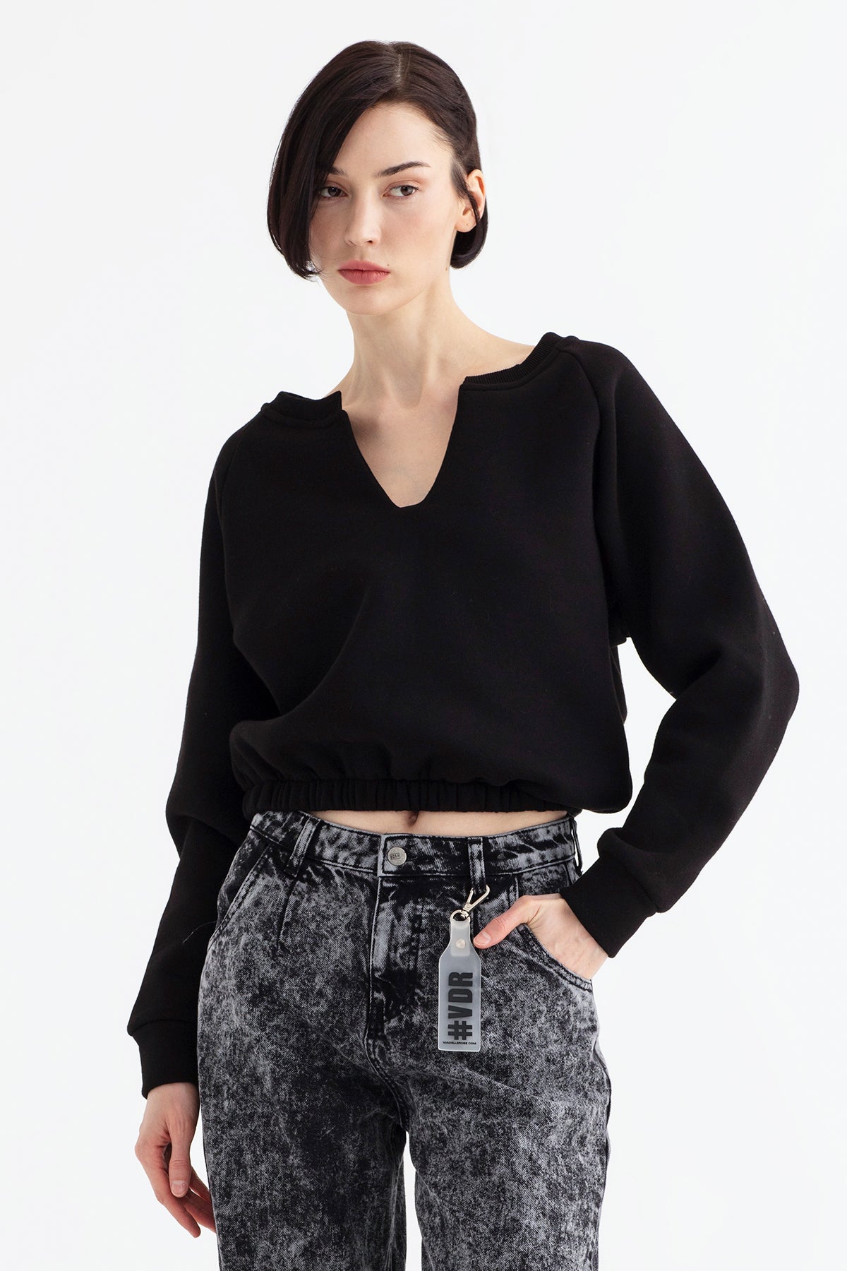Siyah  Sweatshirt 12067