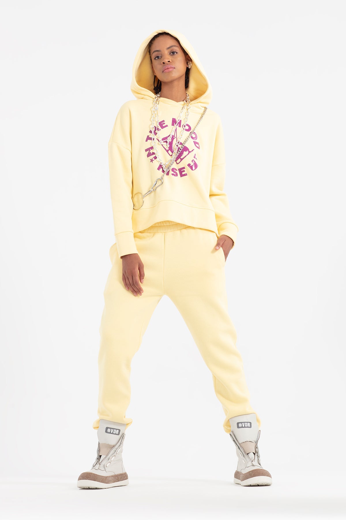 Açik Sari  Sweatshirt 12071