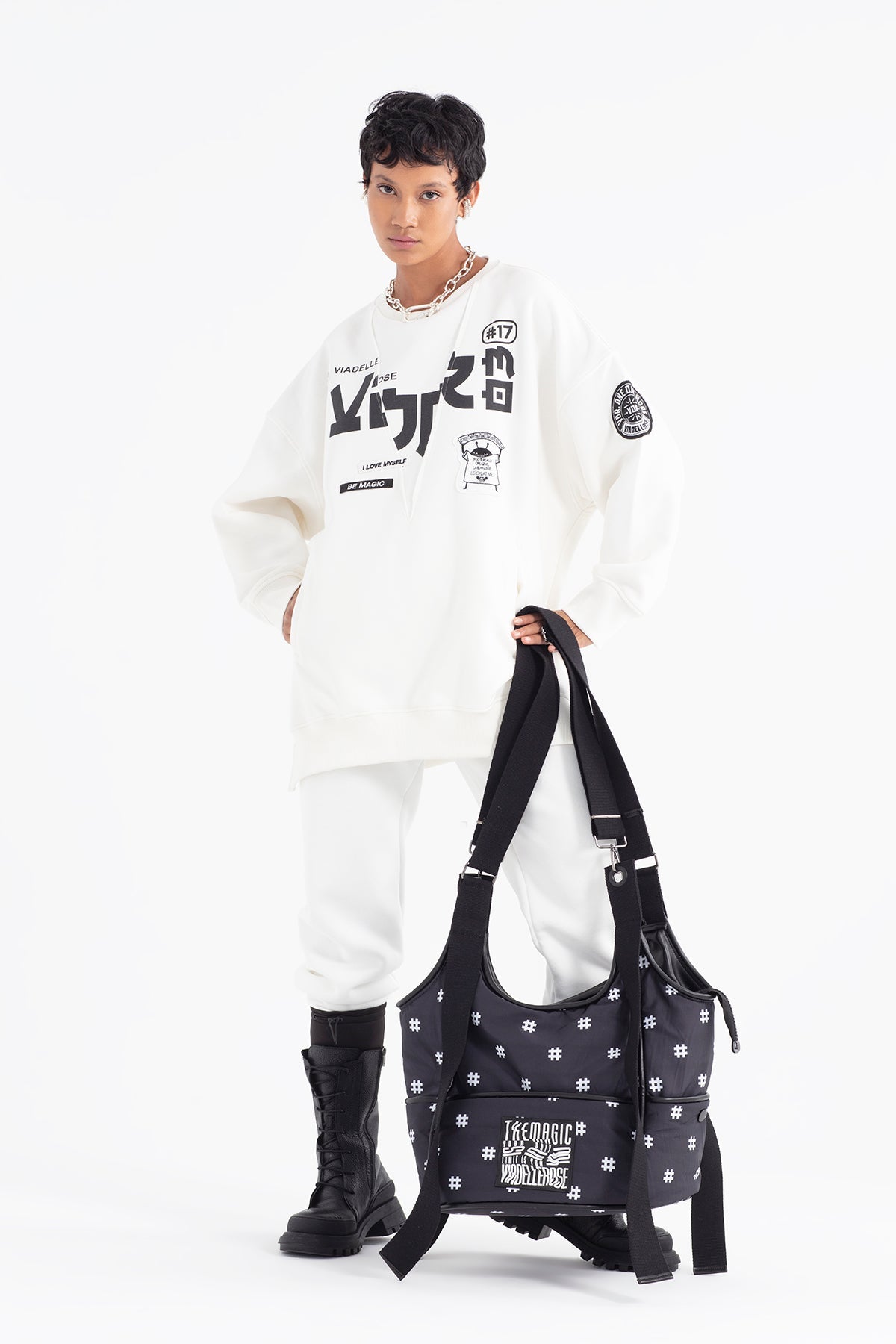 Ekru  Sweatshirt 12148