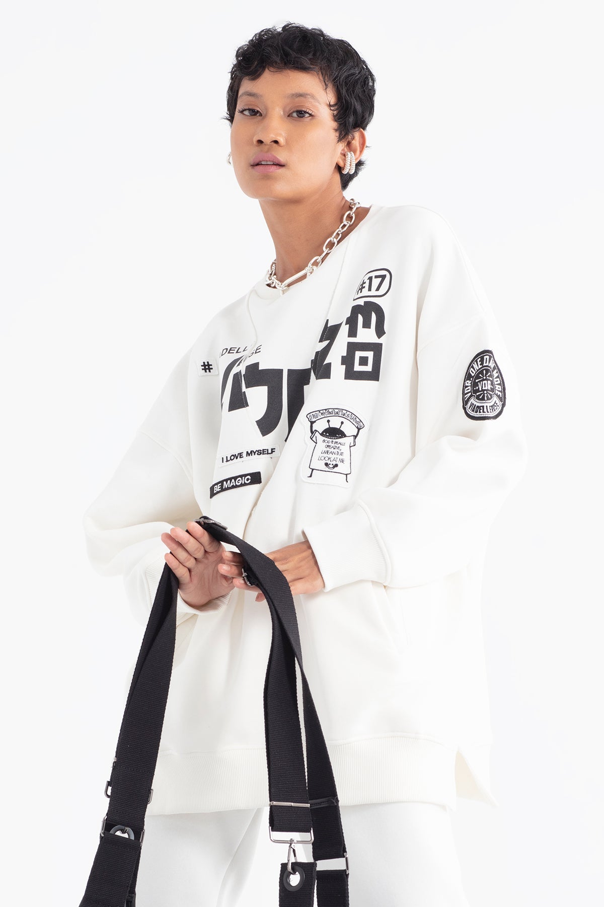Ekru  Sweatshirt 12148