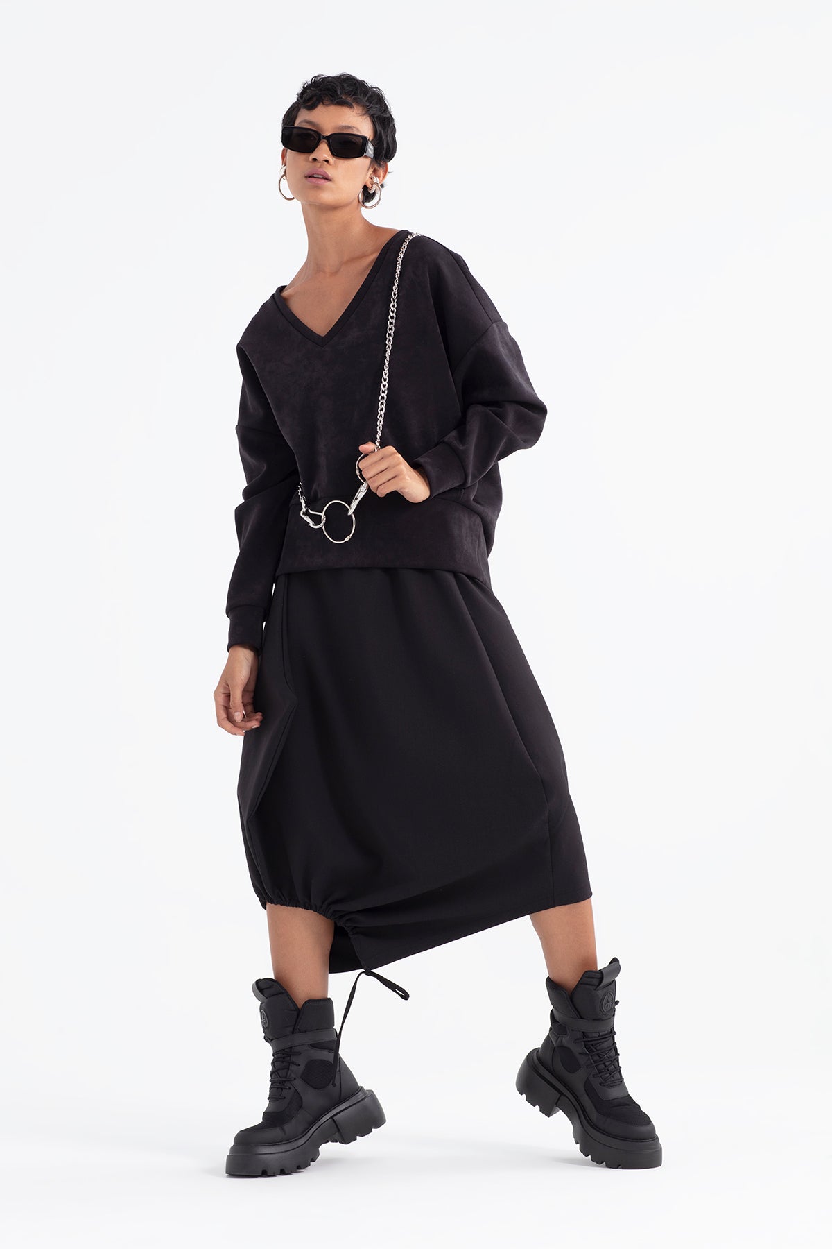 Siyah  Sweatshirt 12152