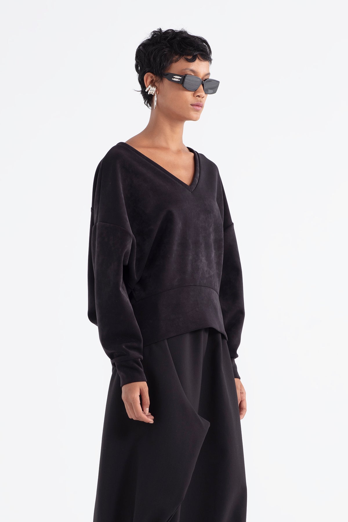 Siyah  Sweatshirt 12152