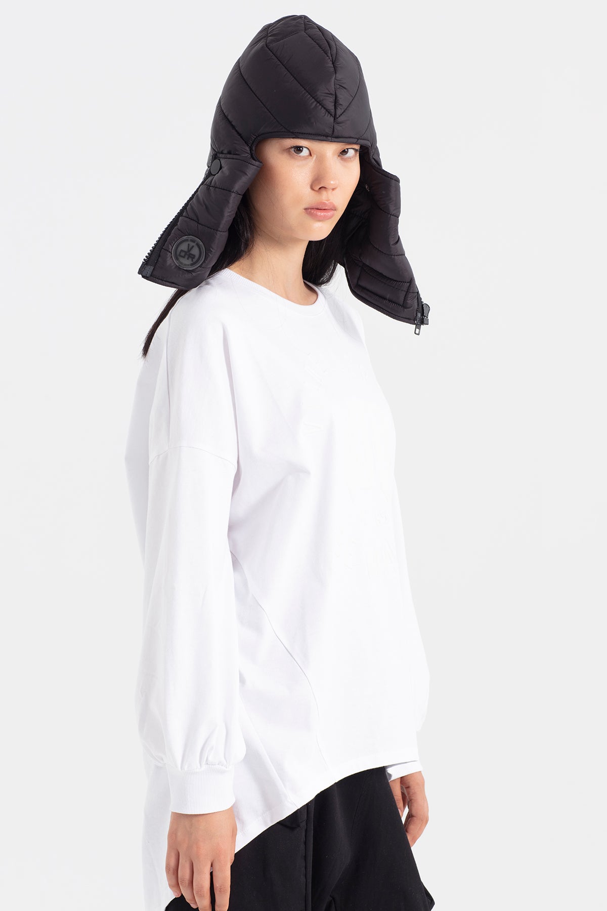 Beyaz  Uzun T-shirt 12187