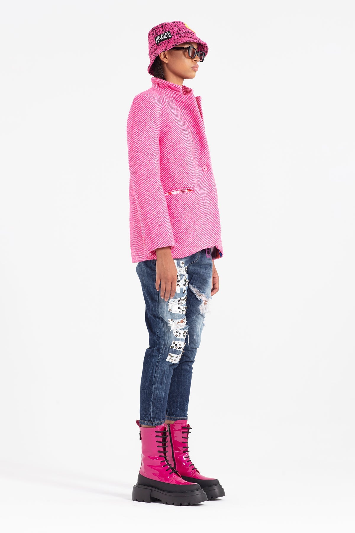 Pembe  Ceket 12230