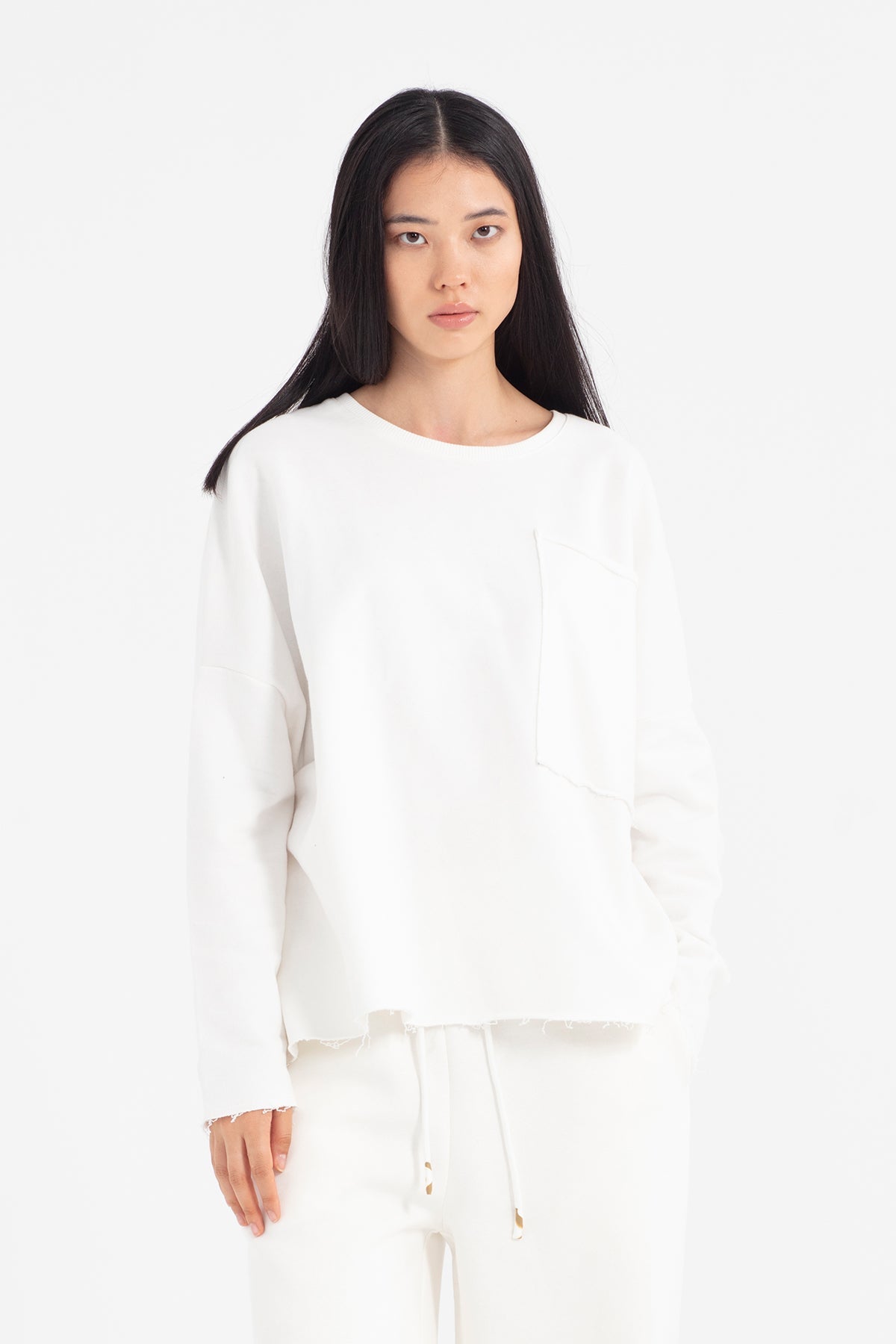 Ekru  Sweatshirt 12247