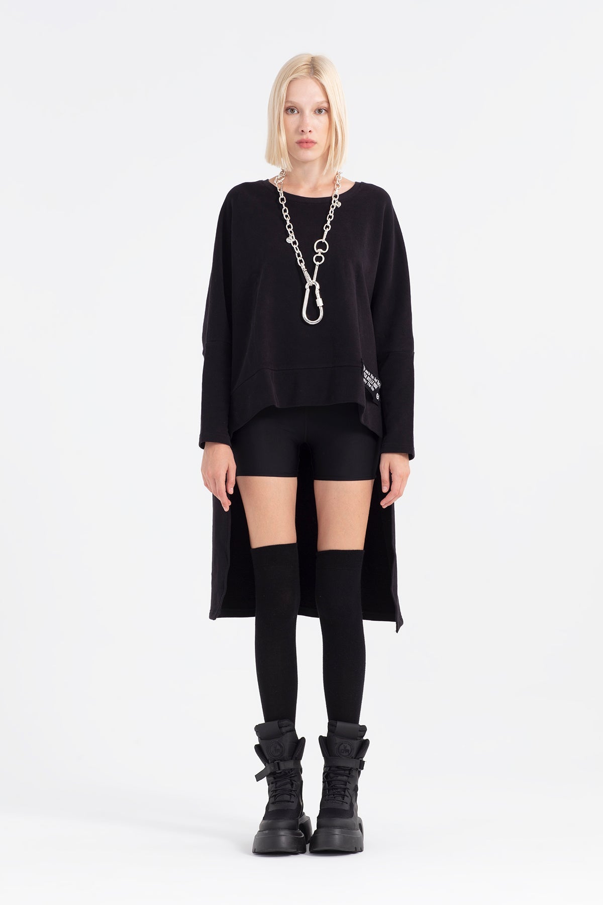 Siyah  Sweatshirt 12259