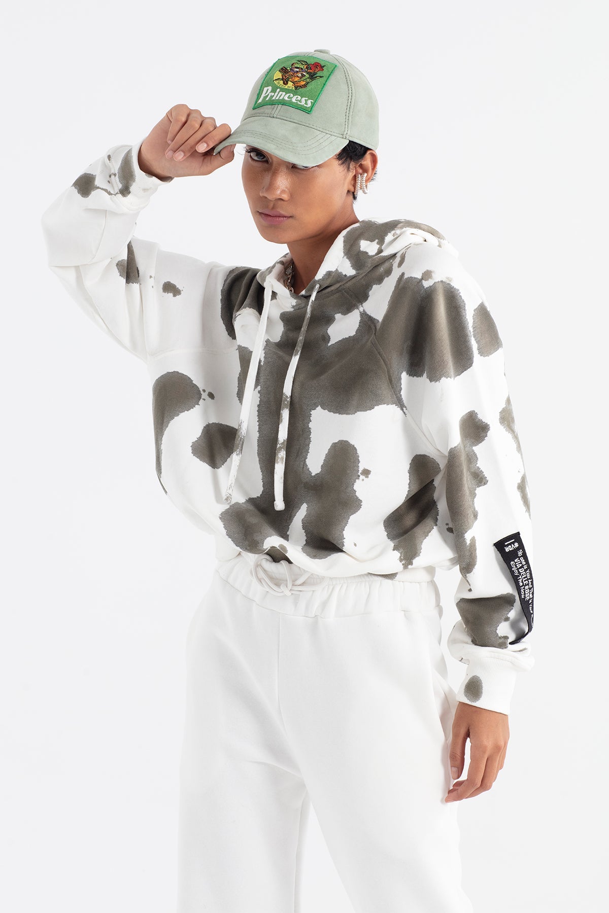 Haki Ekru  Sweatshirt 12368
