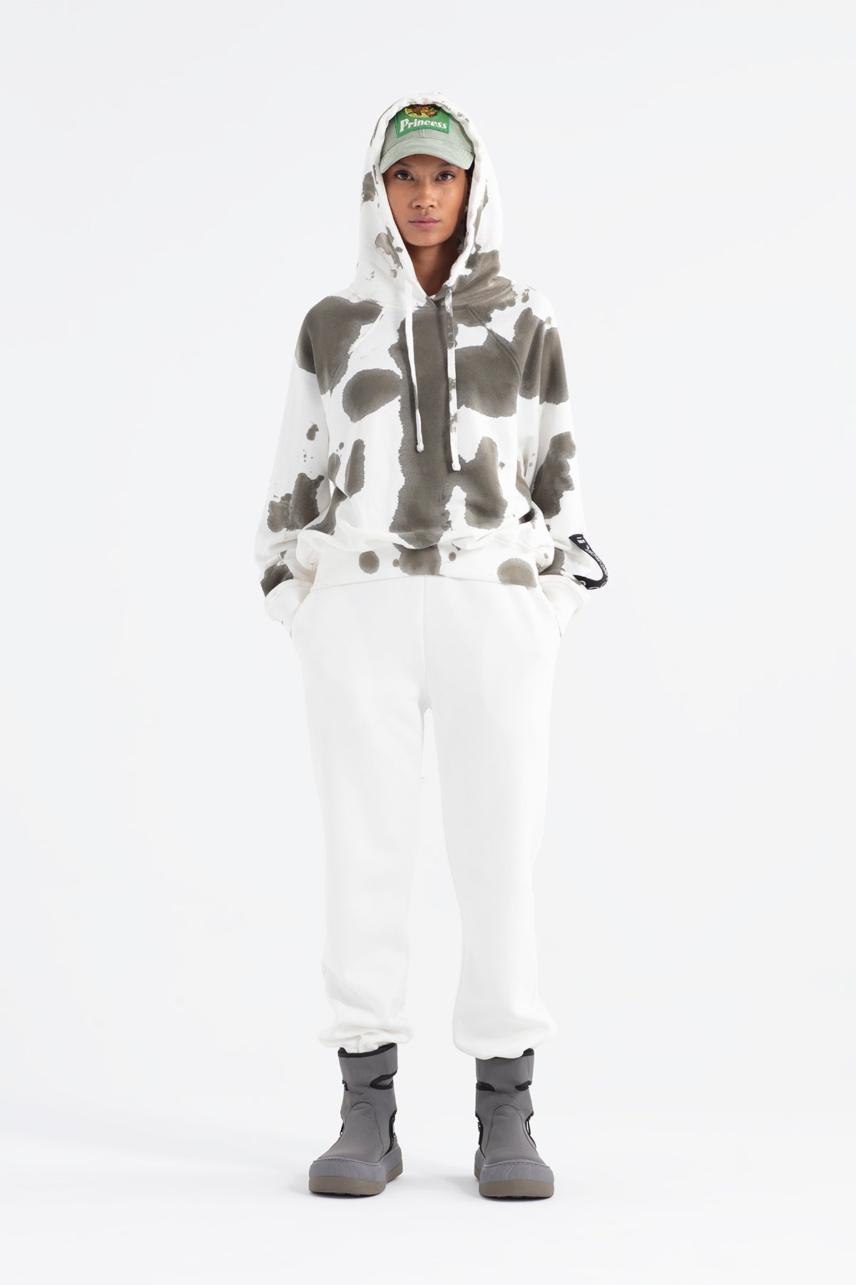 Haki Ekru  Sweatshirt 12368