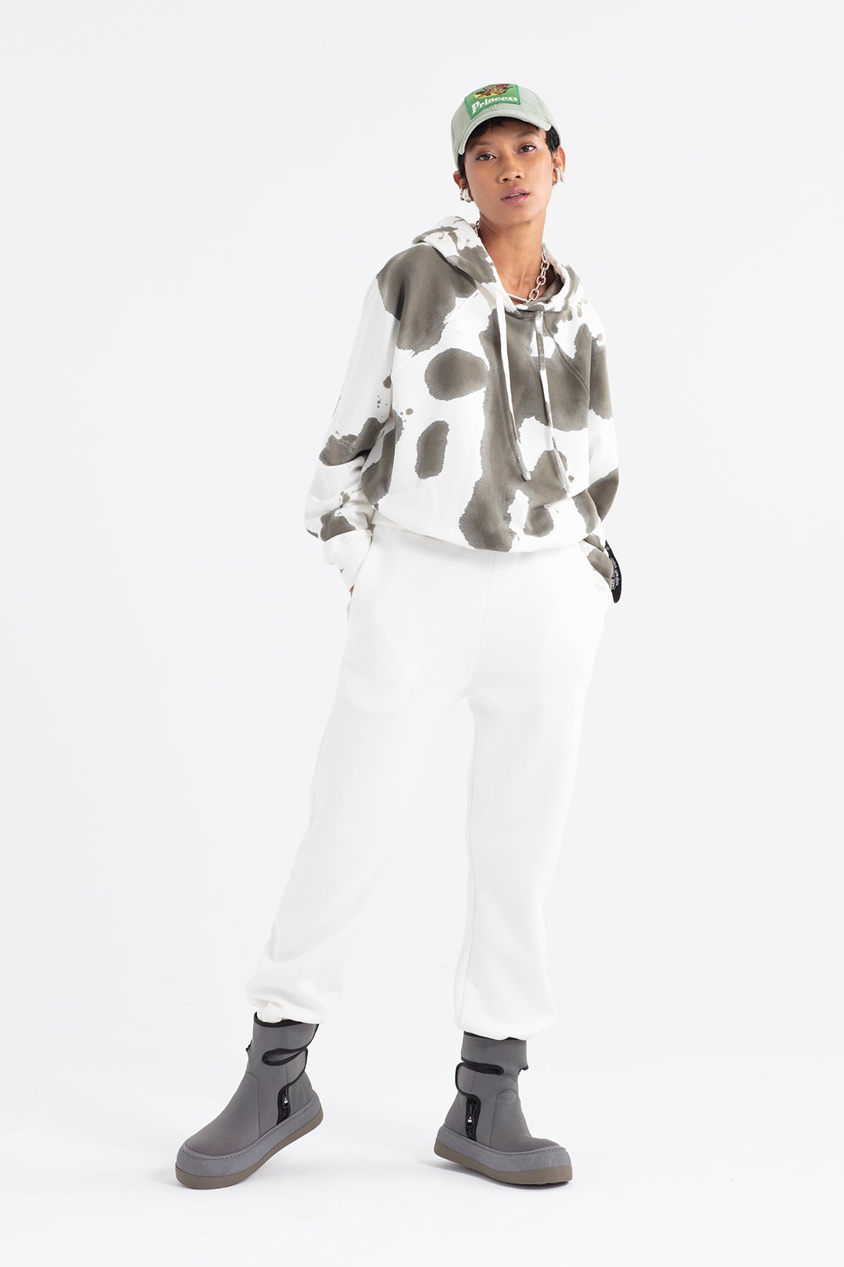 Haki Ekru  Sweatshirt 12368