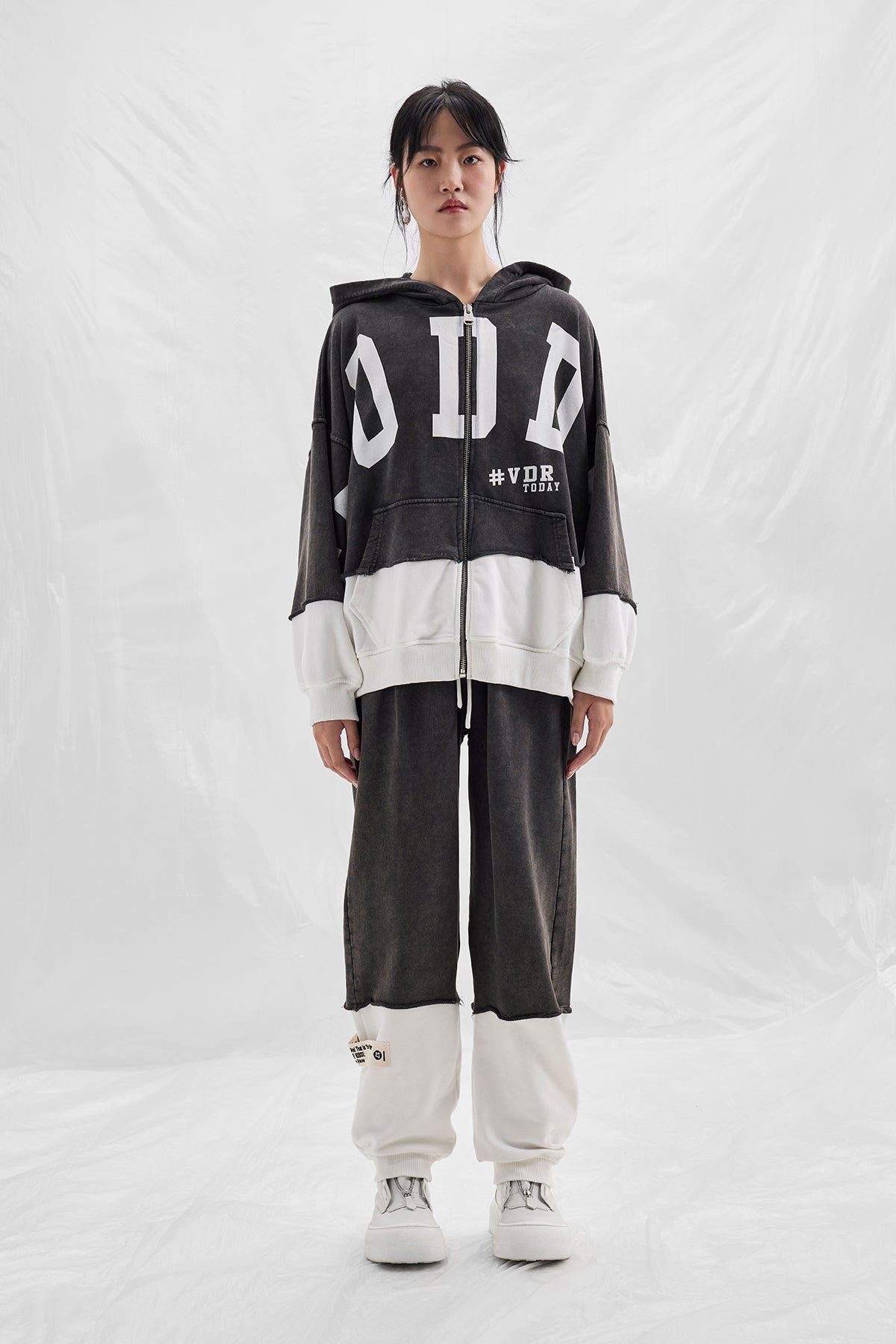 Siyah Ekru  Sweatshirt 14045