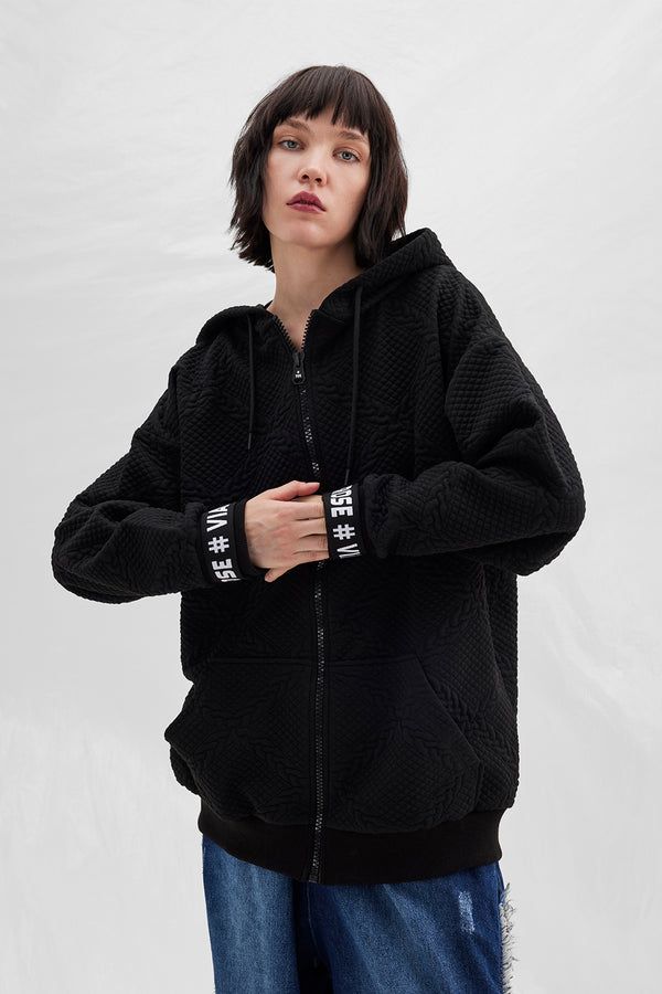 SİYAH SWEATSHIRT 14064
