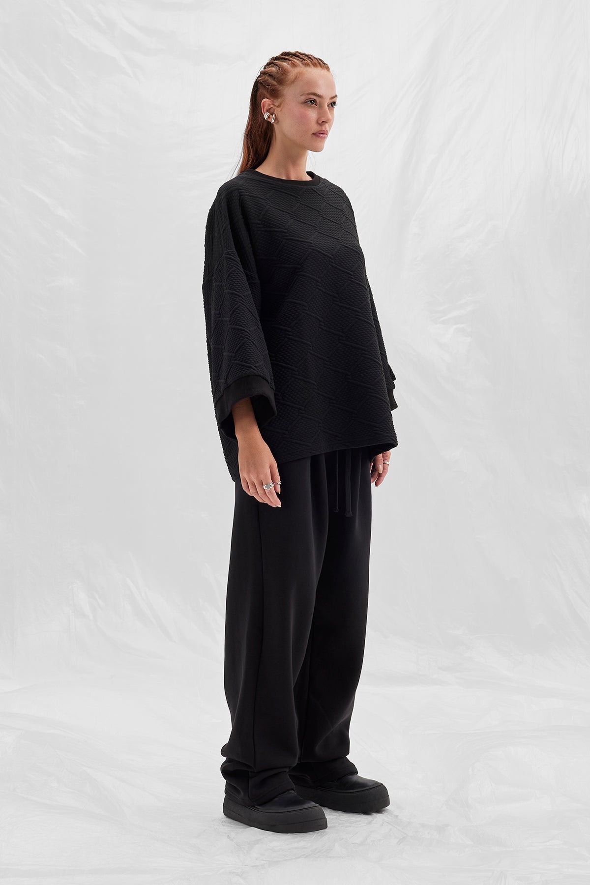 Siyah  Sweatshirt 14065