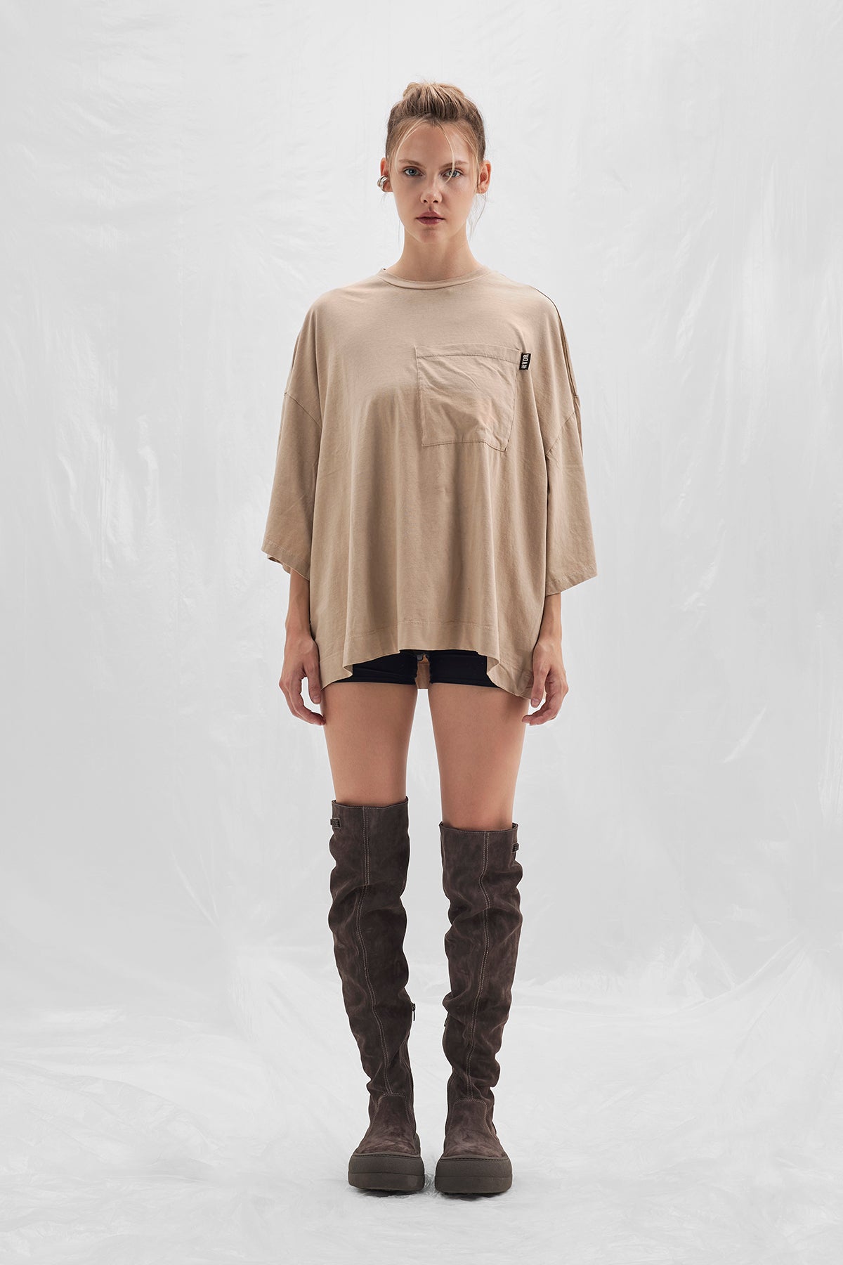Bej  T-shirt 14094