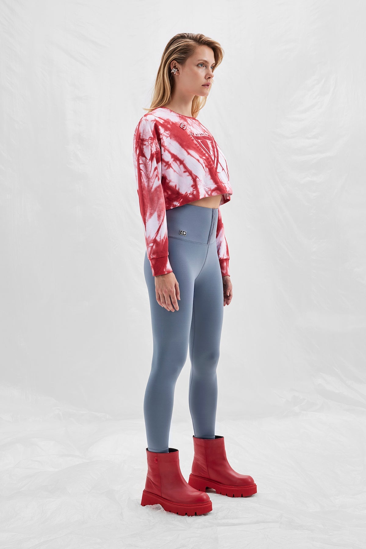 Beyaz Kirmizi  Sweatshirt 14124