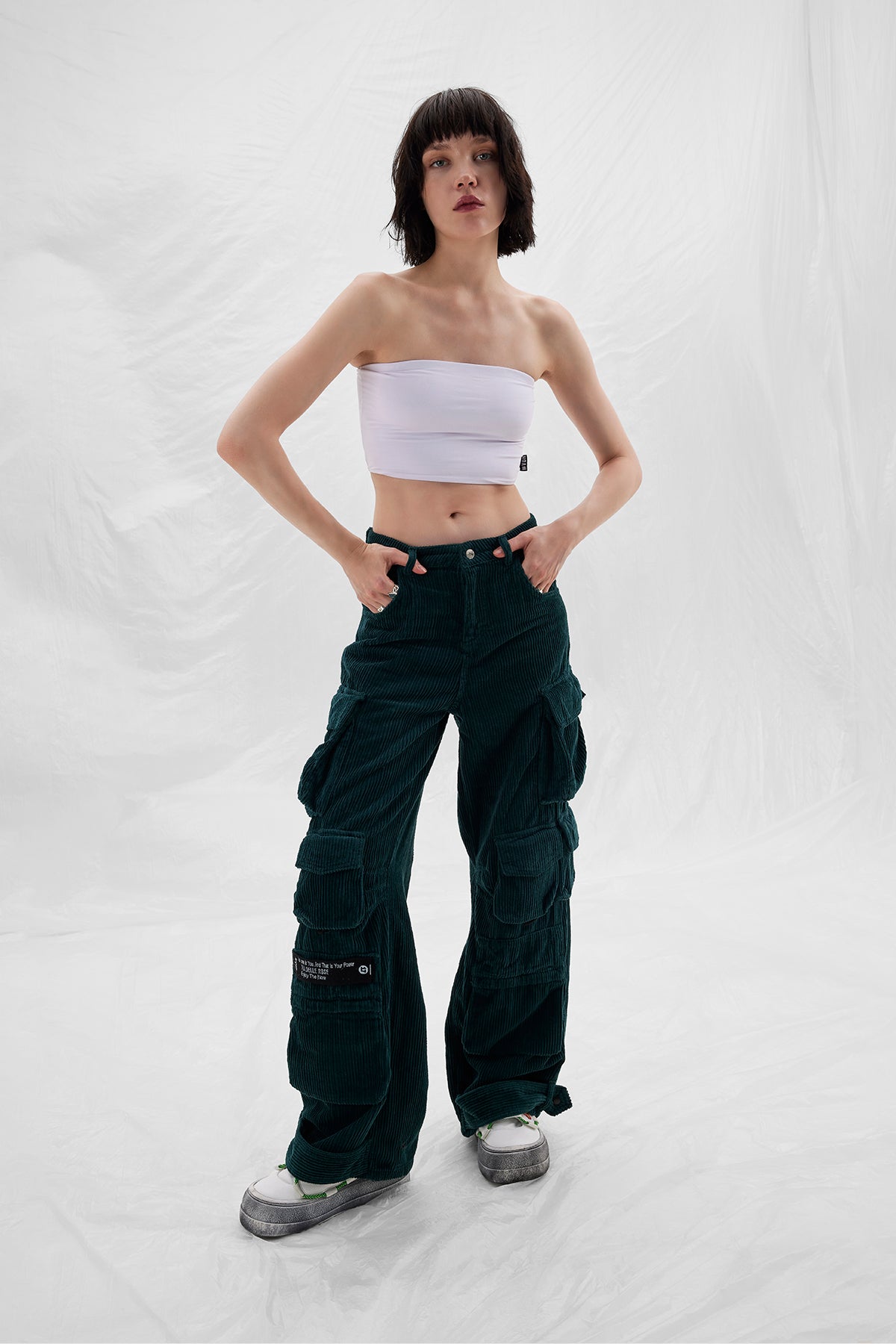 Koyu Yesil  Pantolon 14148