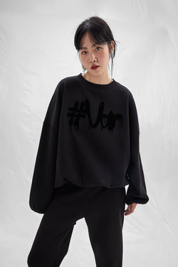 SİYAH SWEATSHIRT 14232