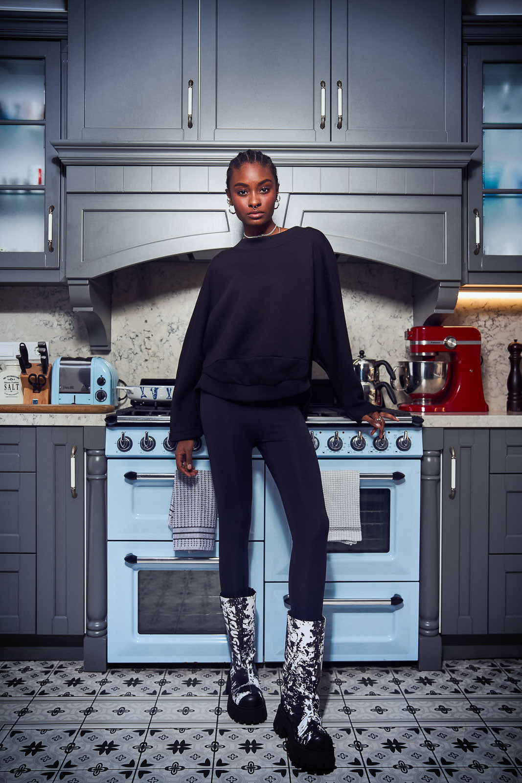 Siyah  Sweatshirt 14329