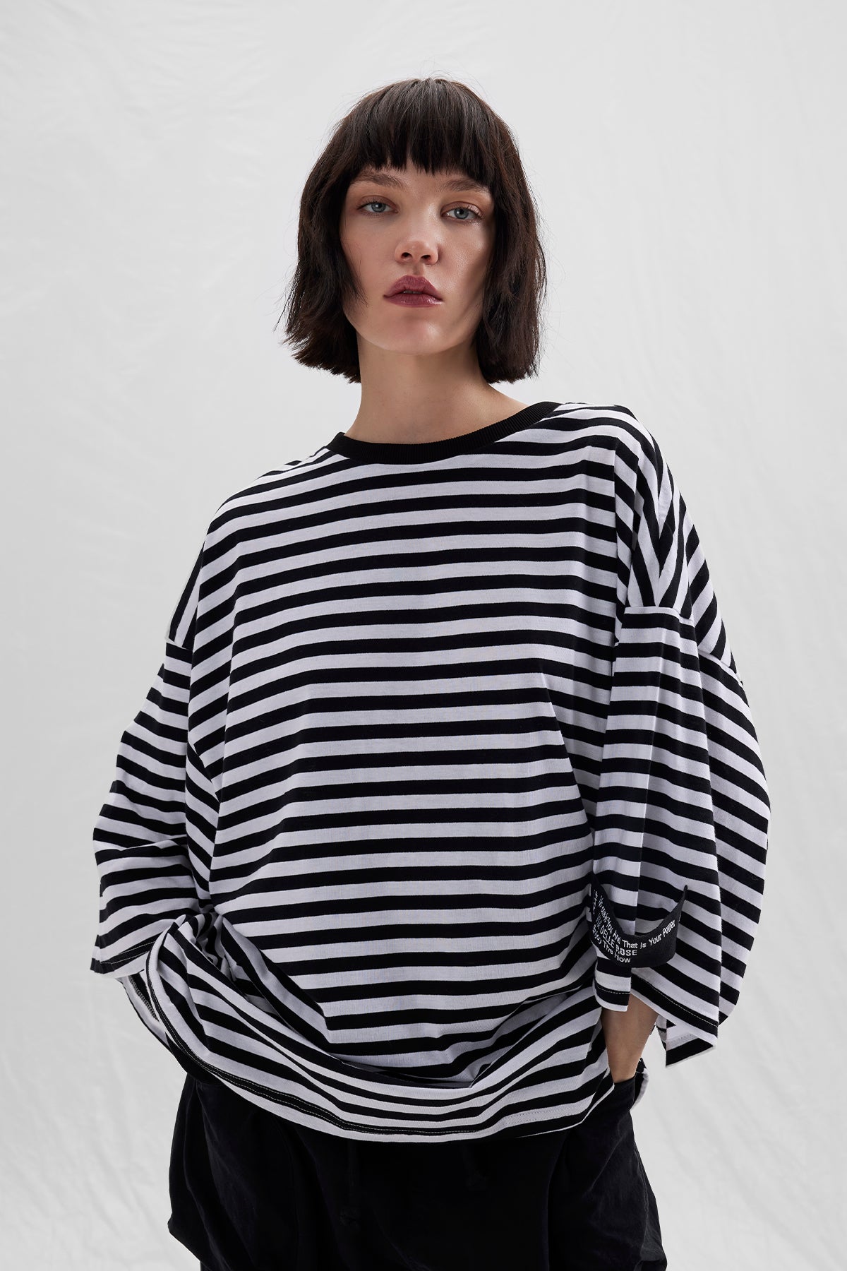 Siyah Beyaz  T-shirt 14372