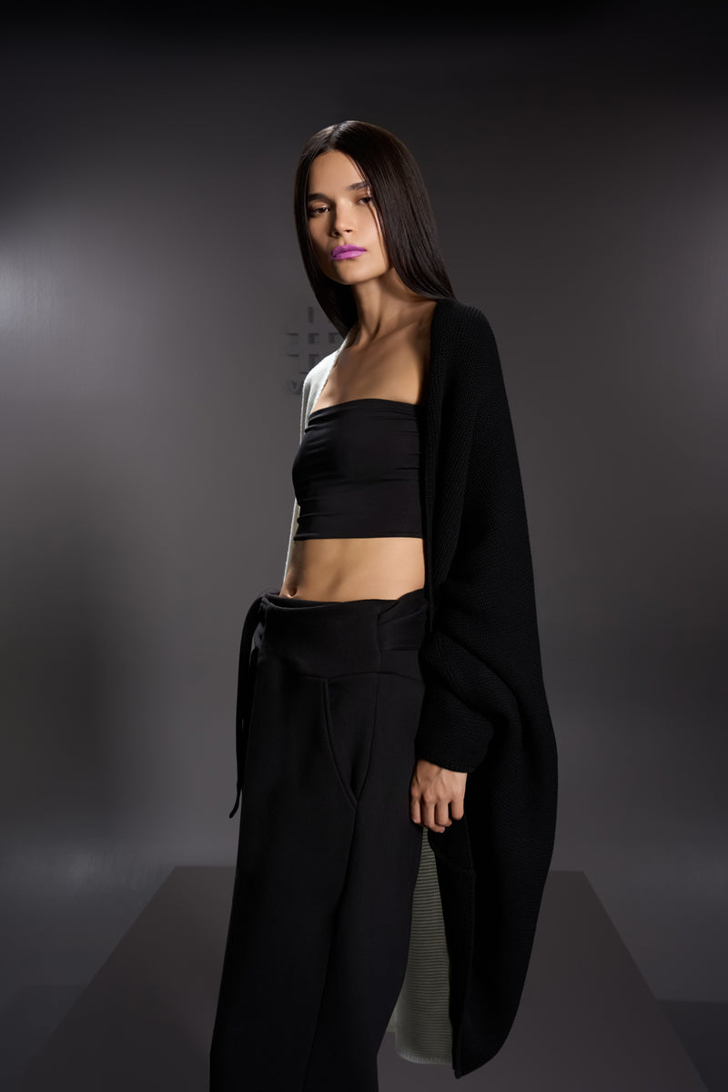SİYAH EKRU HIRKA 16021